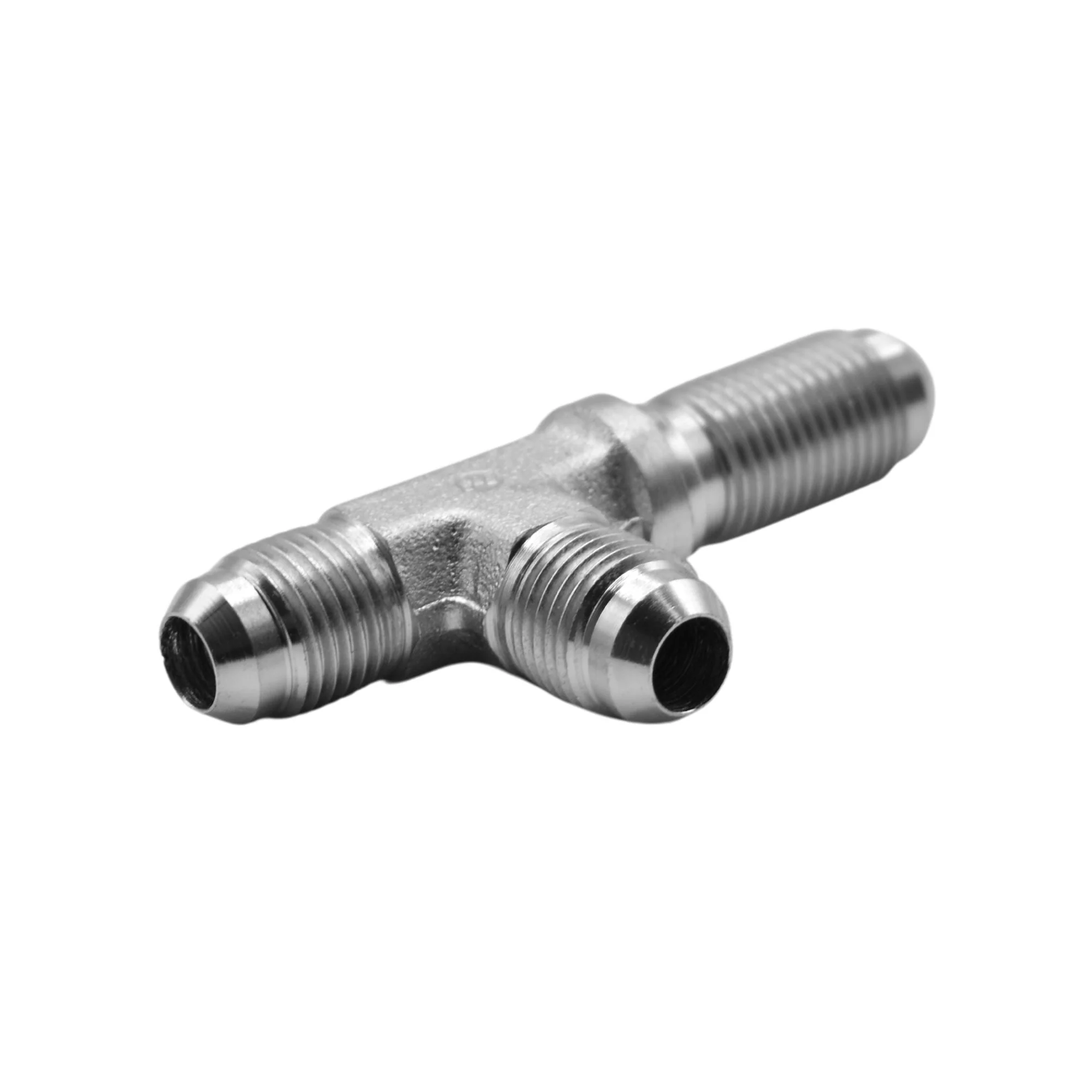 Hydraulics | 06MJ-06MJ-06MJ Blkhd Run Tee Adapter | 2704-06-06-06-FG - Image 2