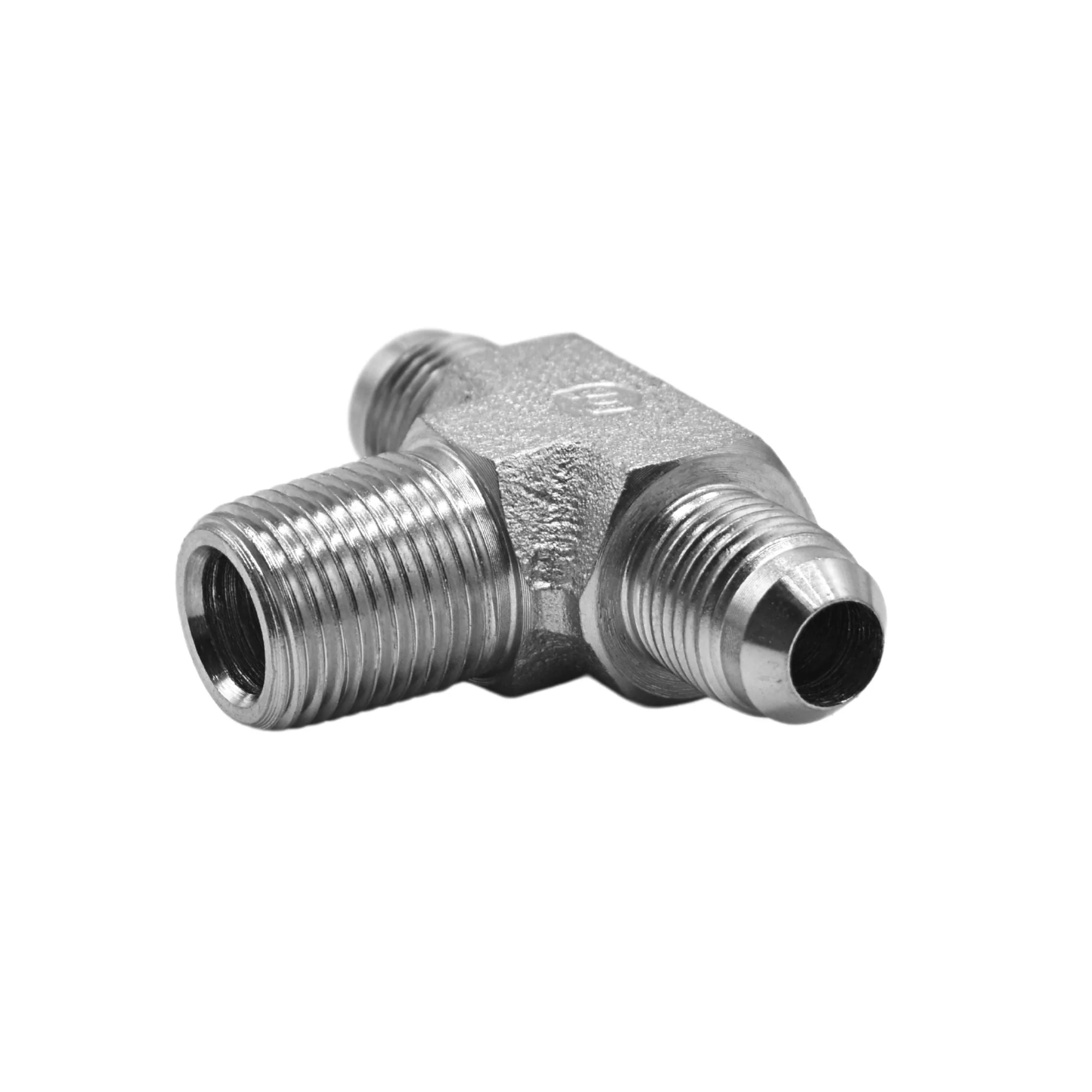 Hydraulics | 06MJ-06MJ-06MP Tee Forg Adapter | 2601-06-06-06-FG