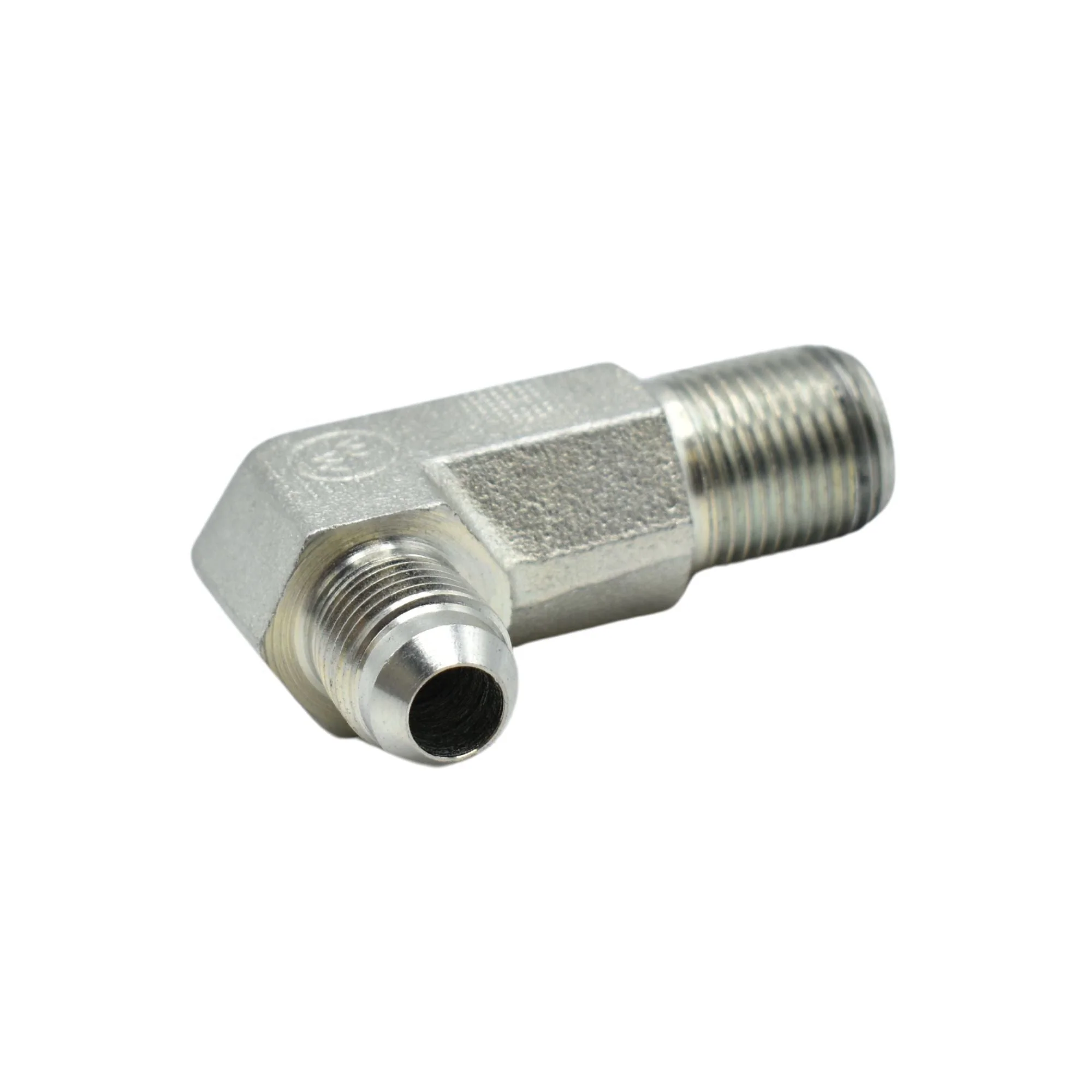 Hydraulics | 06MJ-06MP 90deg Elb Lg Forg Adapter | 2501-L-06-06-FG - Image 2