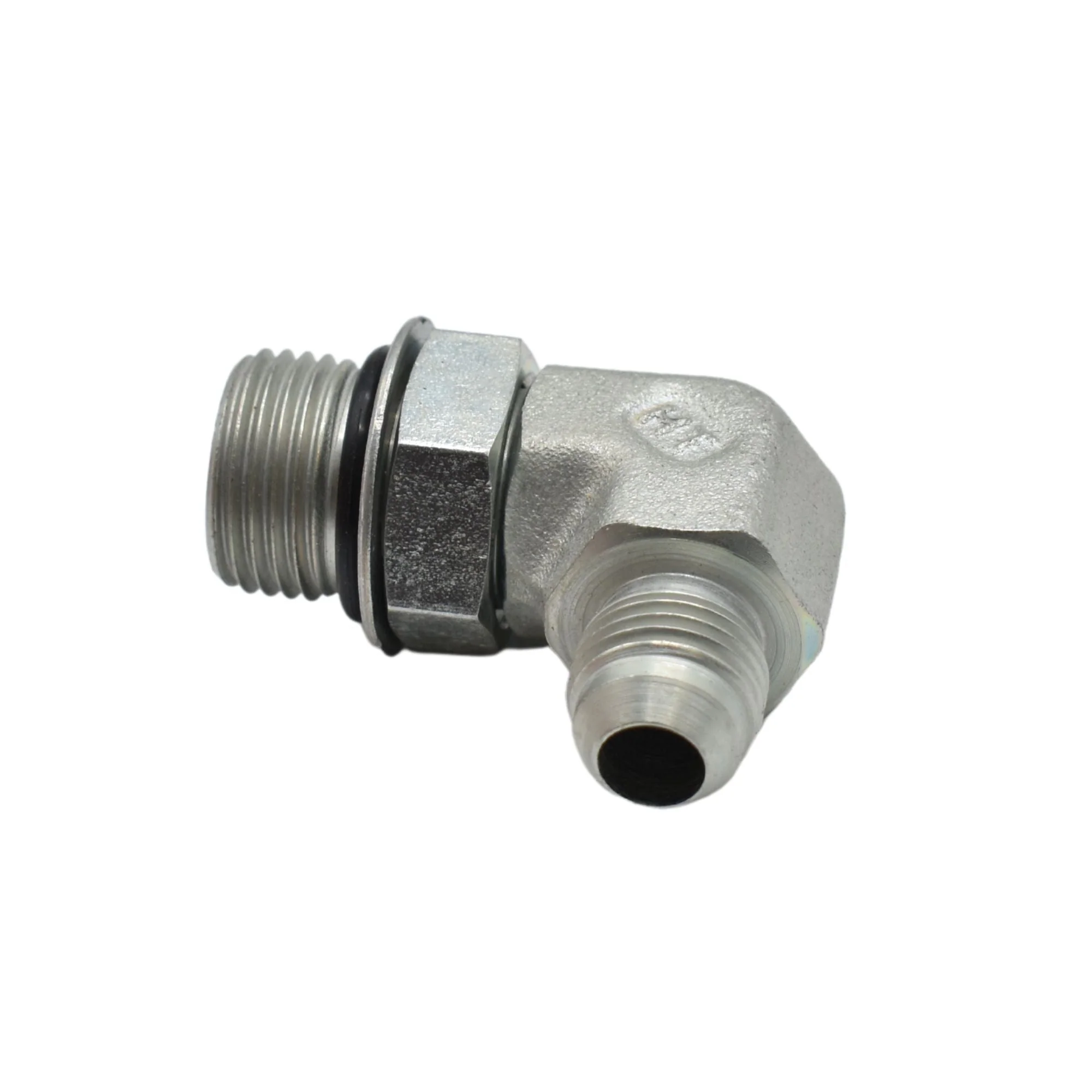 Hydraulics | 06MJ-08MAORB 90deg Elb Forg Adapter | 6801-06-08-NWO-FG