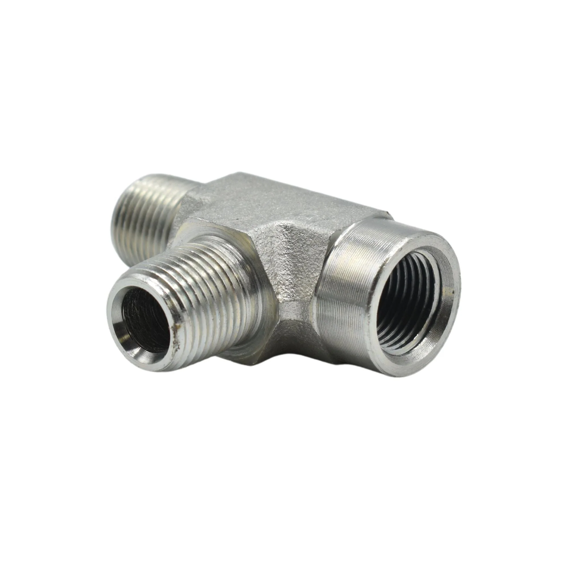 Hydraulics | 06MP-06FP-06MP Tee Forg Adapter | 5603-06-06-06-FG