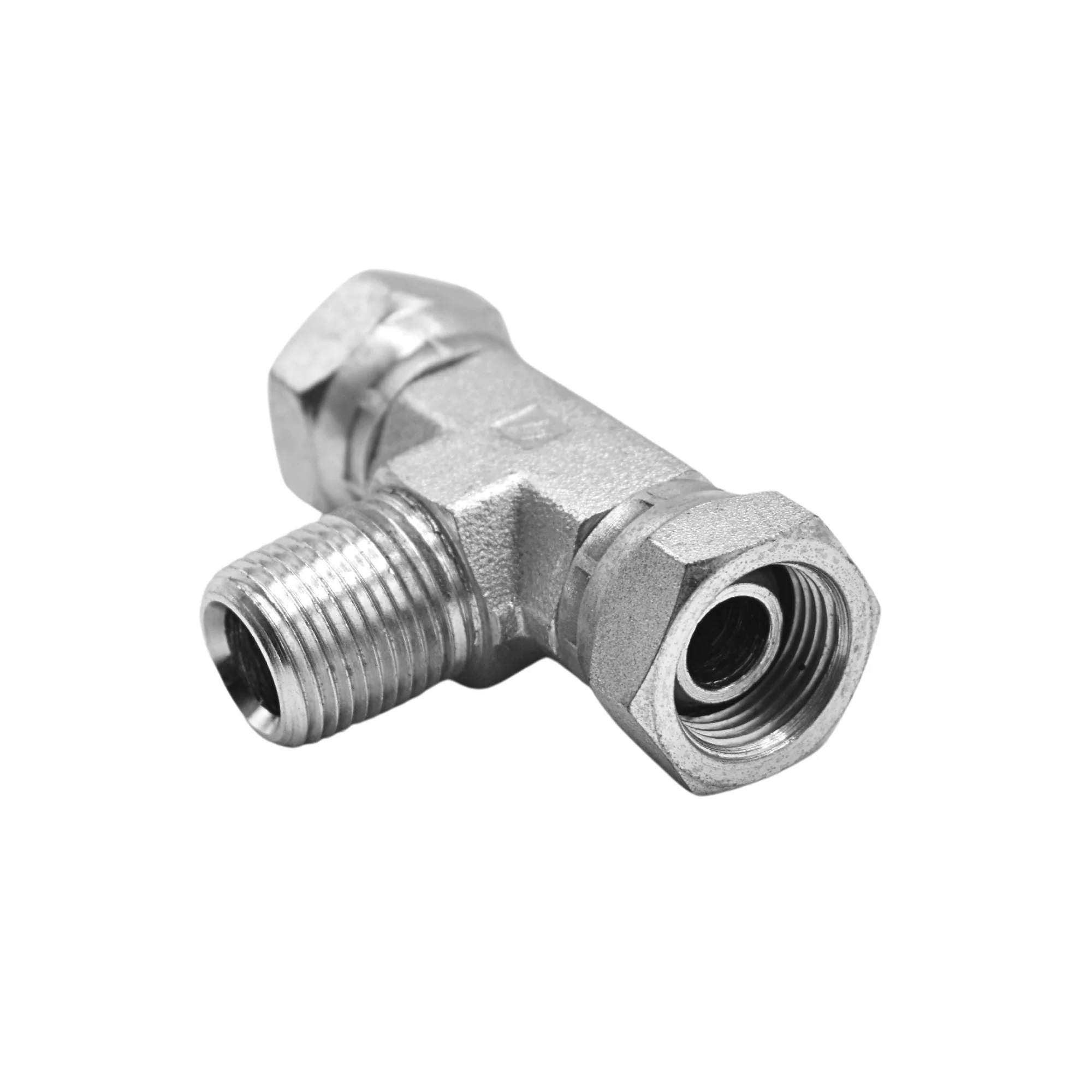 Hydraulics | 06MP-06FPS-06FPS Tee Forg Adapter | 1601-06-06-06-FG