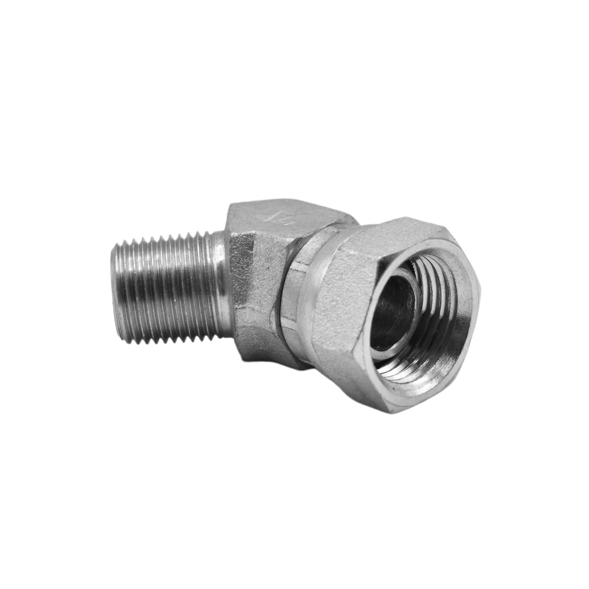 Hydraulics | 06MP-08FPS 45deg Elb Forged Adapter | 1503-06-08-FG