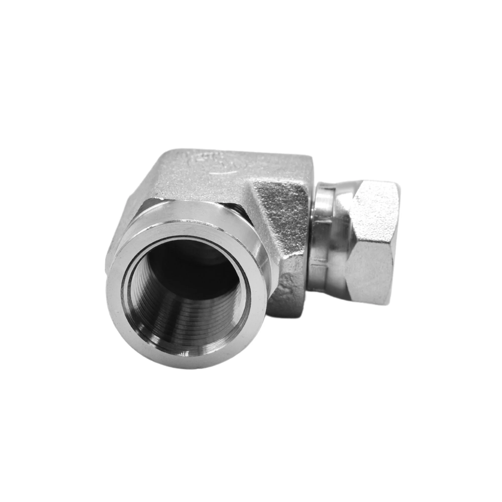 Hydraulics | 08FP-06FPS 90deg Forged Adapter | 1502-08-06-FG - Image 2