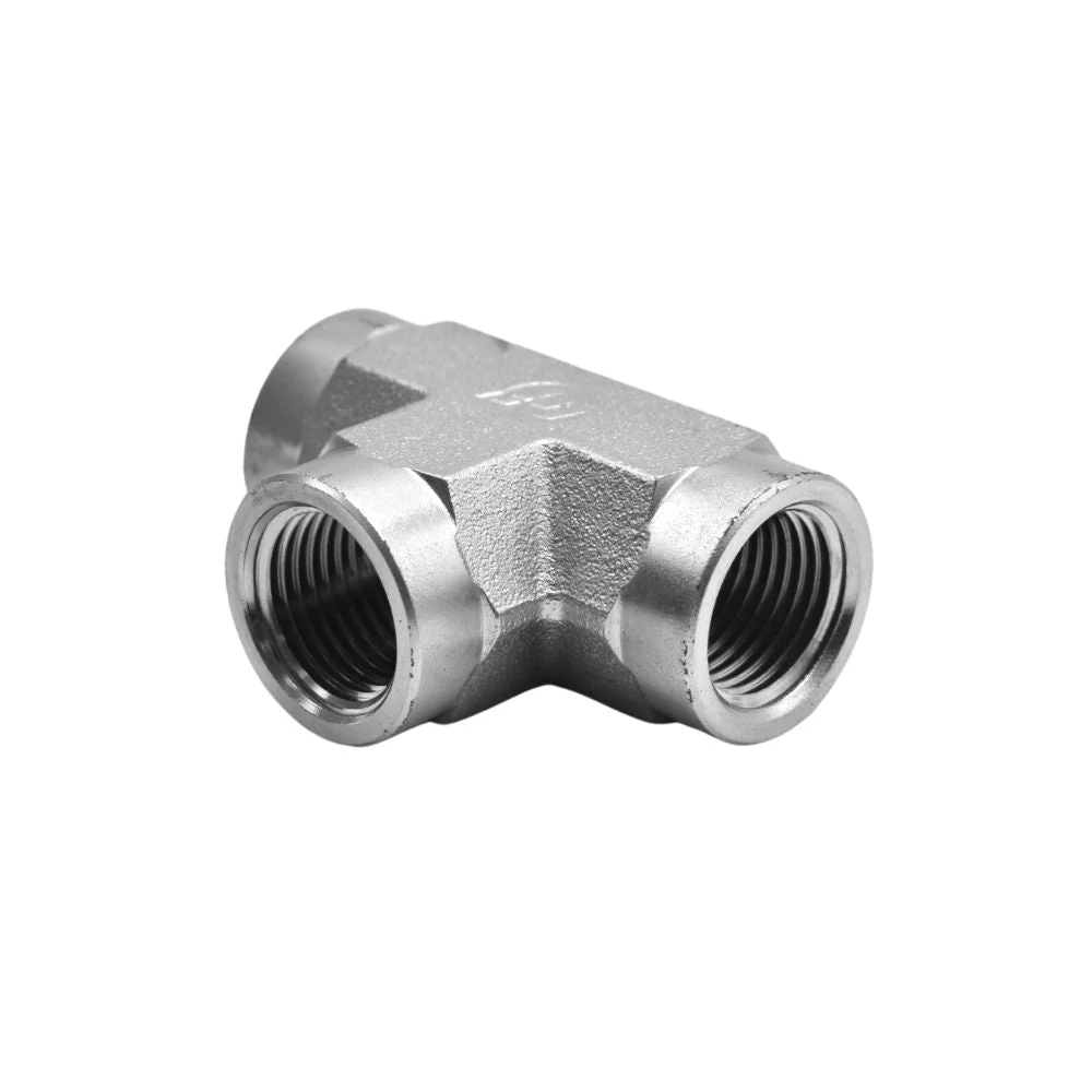 Hydraulics | 08FP-08FP-08FP Tee Forg Adapter | 5605-08-08-08-FG