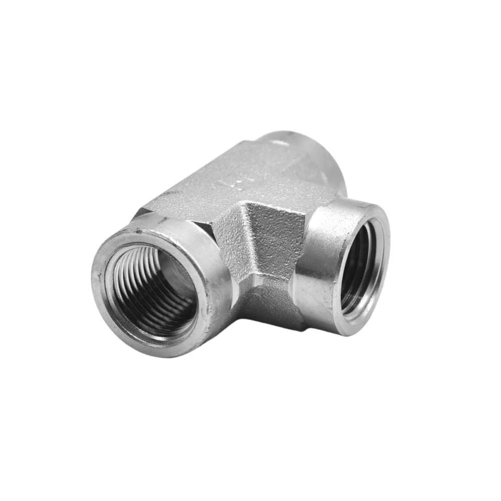 Hydraulics | 08FP-08FP-08FP Tee Forg Adapter | 5605-08-08-08-FG - Image 2