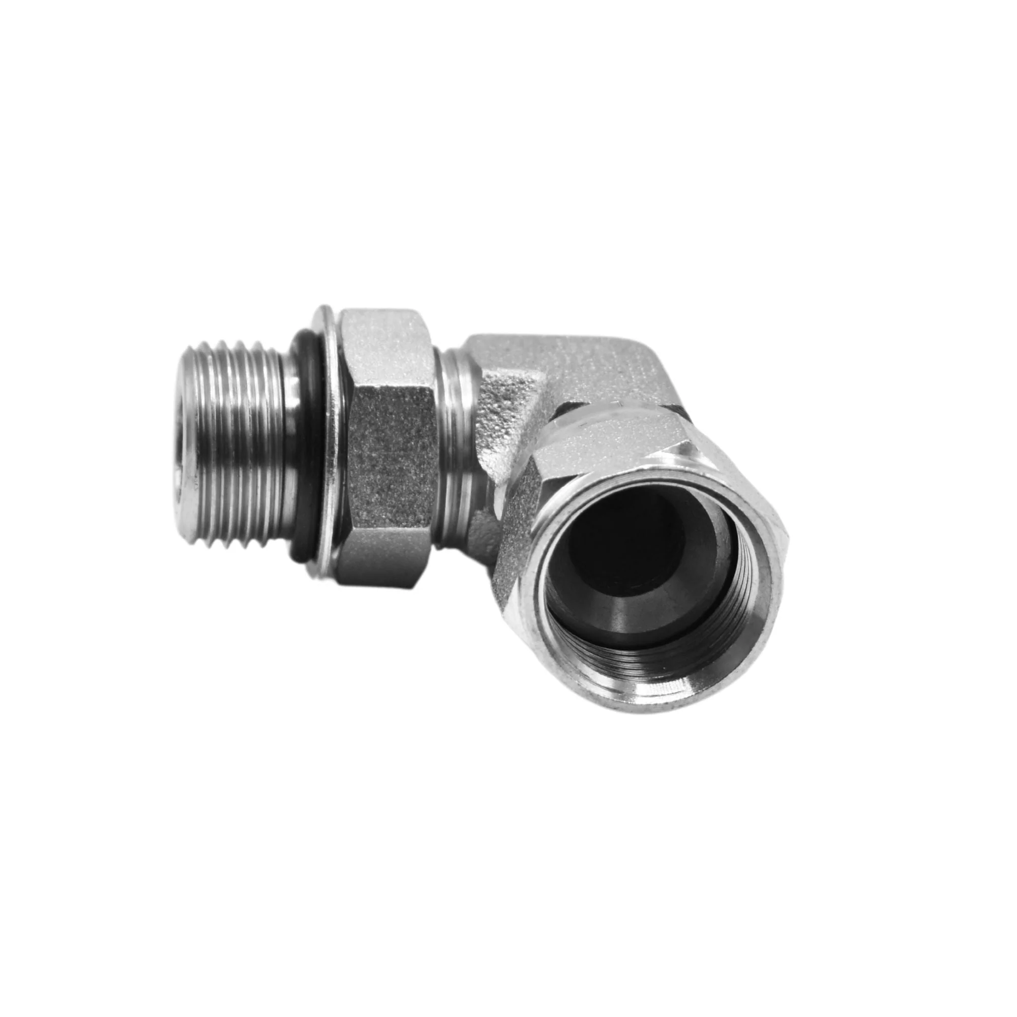Hydraulics | 08MAORB-08FJS 90deg Elb Forg Adapter | 6809-08-08-NWO-FG