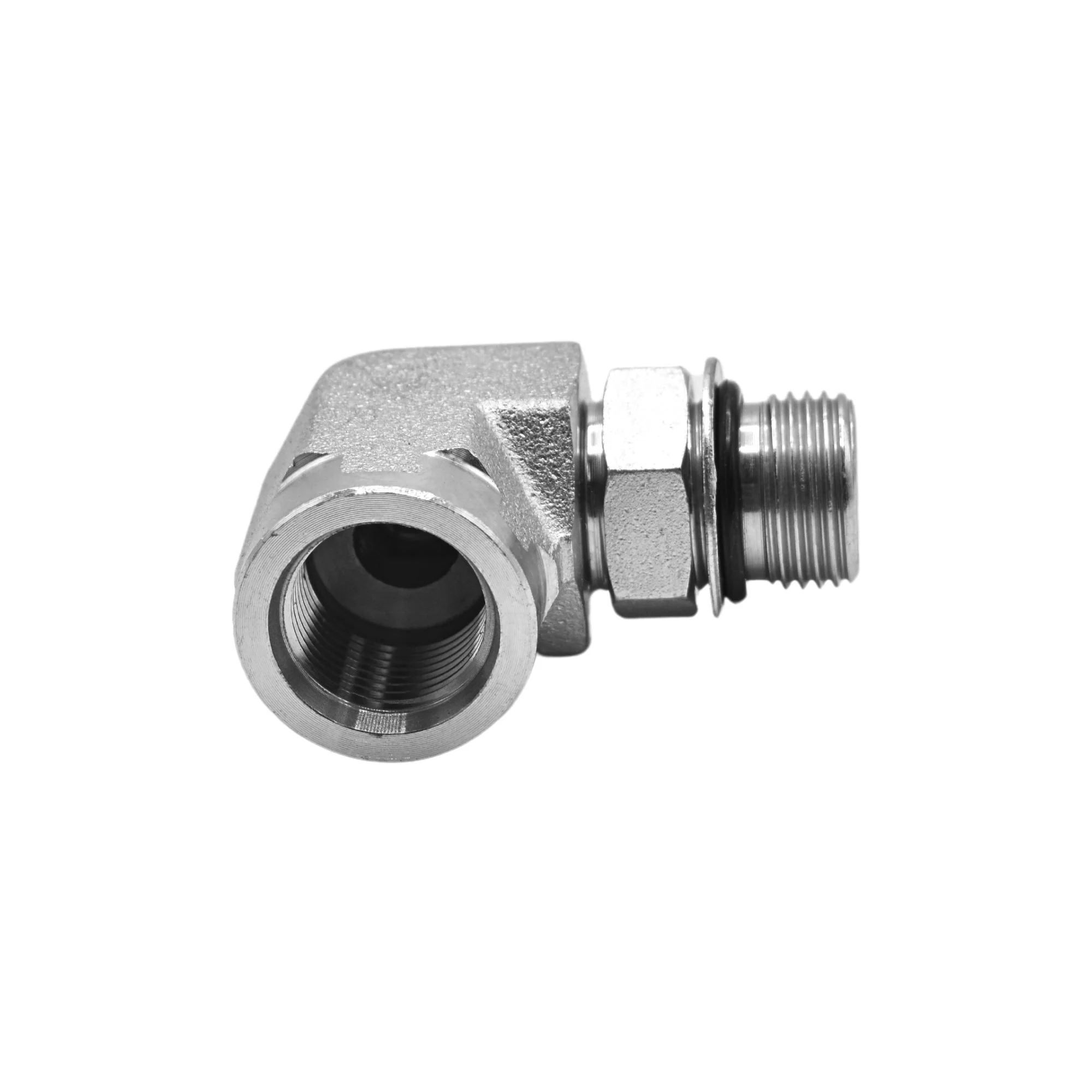Hydraulics | 08MAORB-08FORB 90deg Elb Forg Adapter | 6815-08-08-NWO-FG