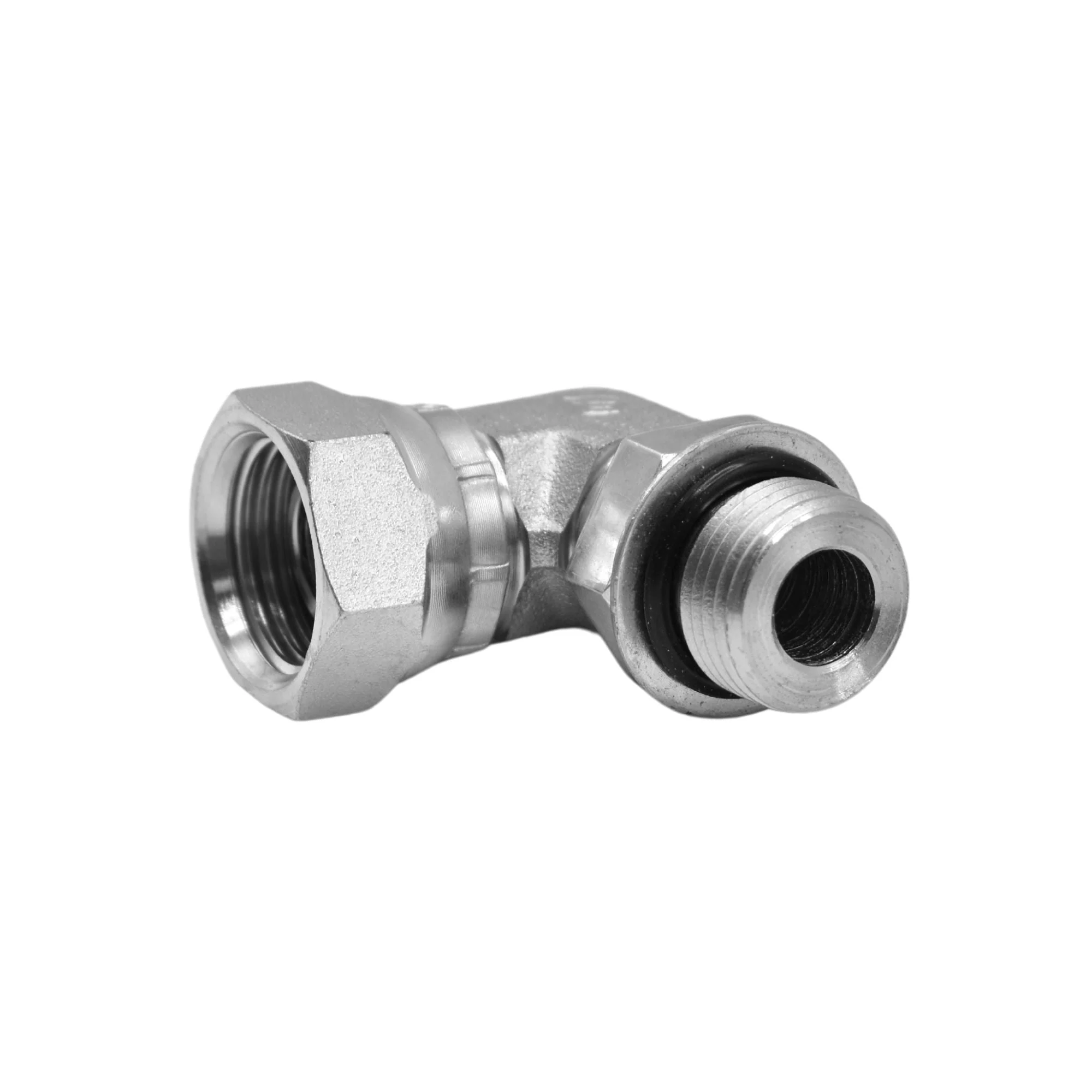 Hydraulics | 08MAORB-08FPS 90deg Elb Forg Adapter | 6901-08-08-NWO-FG