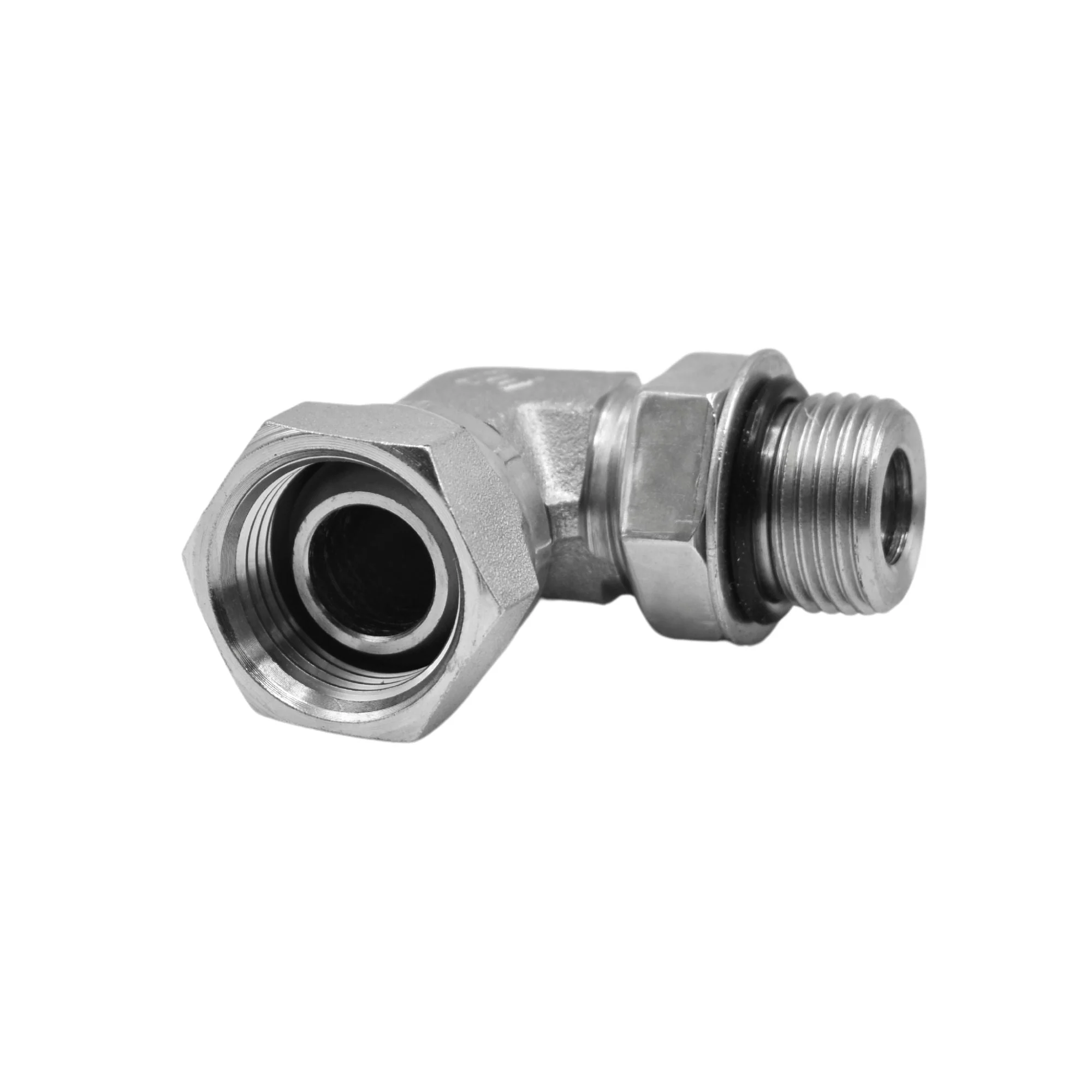 Hydraulics | 08MAORB-08FPS 90deg Elb Forg Adapter | 6901-08-08-NWO-FG - Image 2