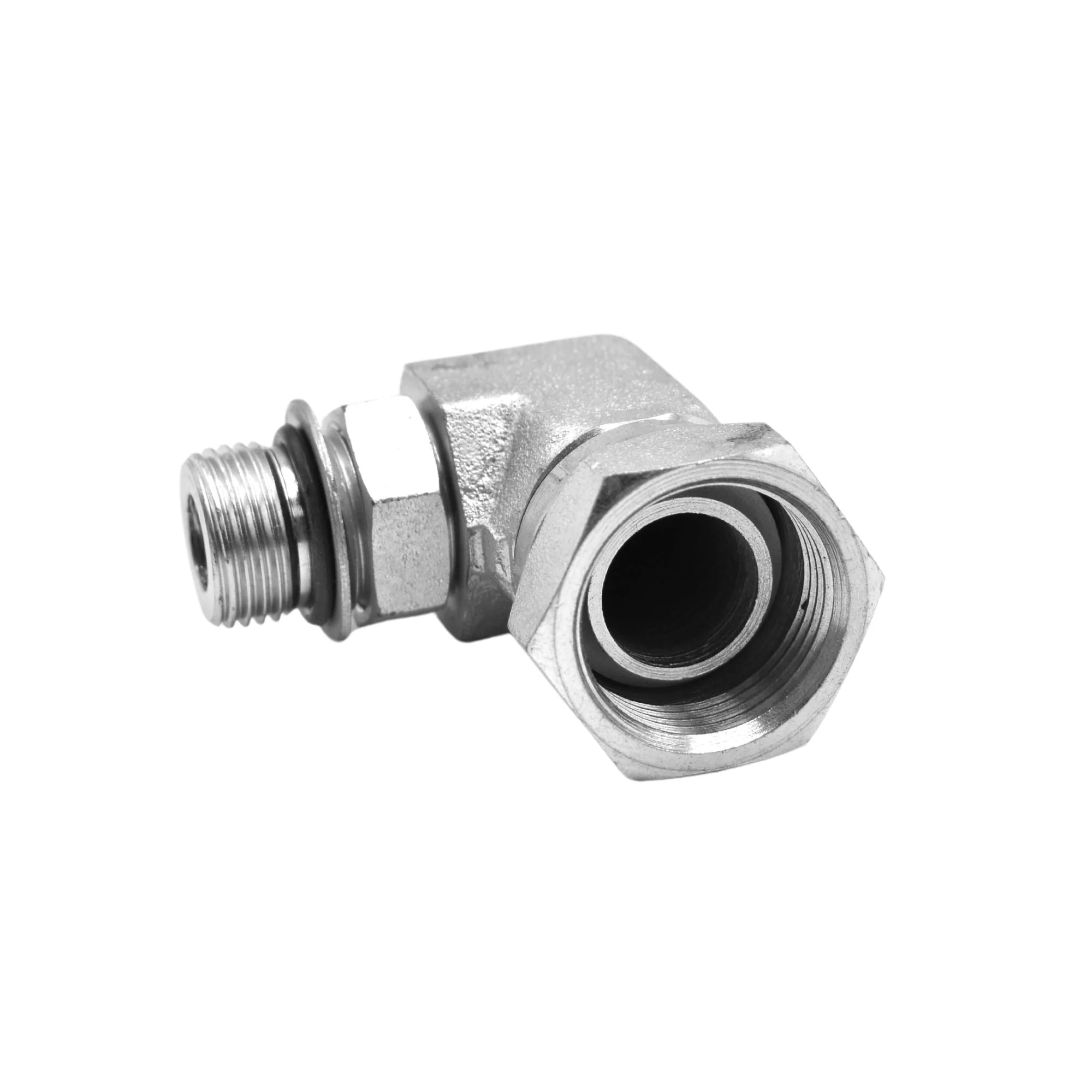 Hydraulics | 08MAORB-12FPS 90deg Elb Adapter | 6901-08-12-NWO-FG