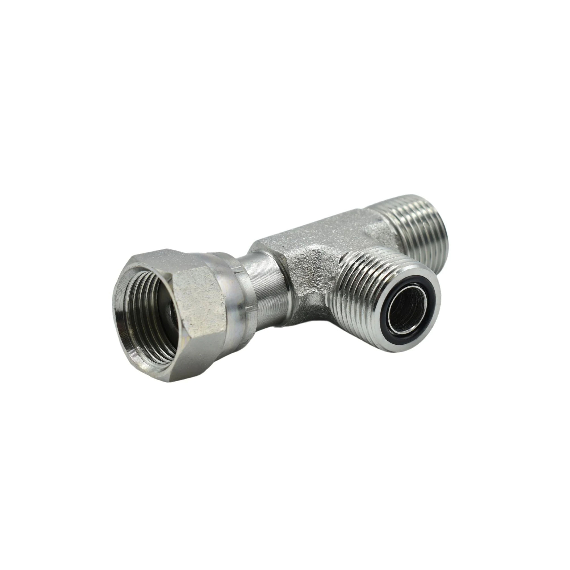Hydraulics | 08MFS-08FFSS-08MFS Run Tee Forg Adapter | FS6602-08-08-08-FG - Image 2
