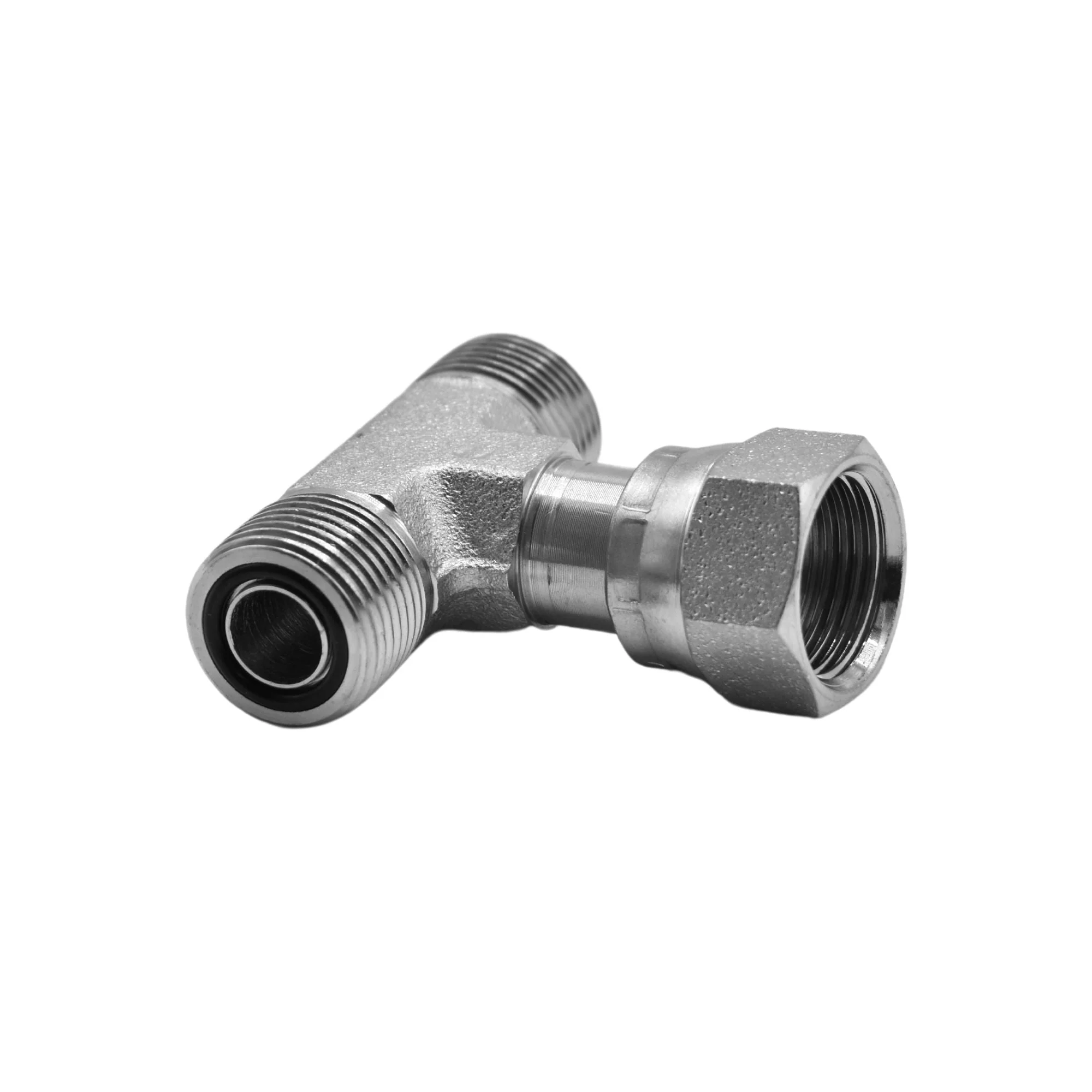 Hydraulics | 08MFS-08MFS-08FFSS Branch Tee Adapter | FS6600-08-08-08-FG