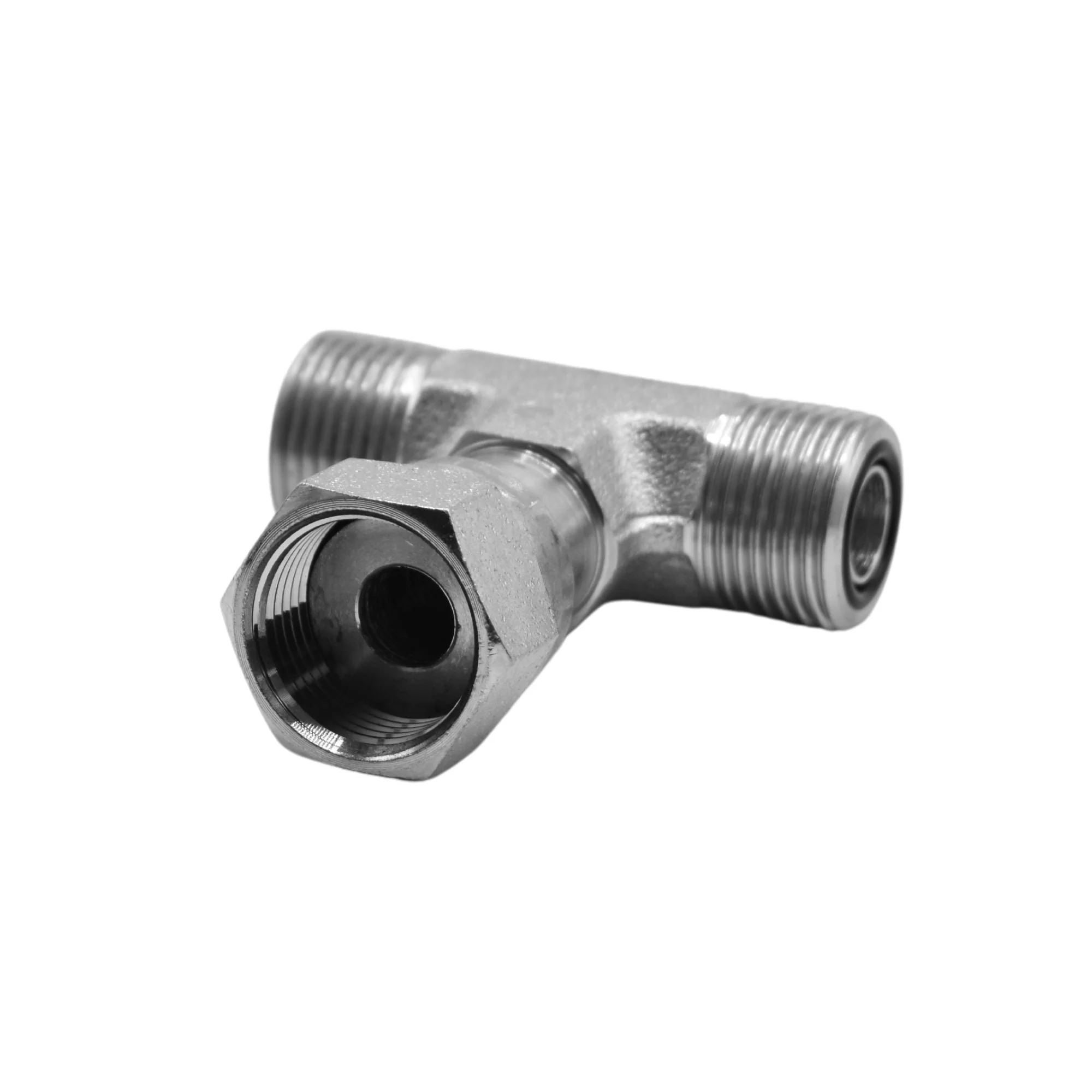 Hydraulics | 08MFS-08MFS-08FFSS Branch Tee Adapter | FS6600-08-08-08-FG - Image 2