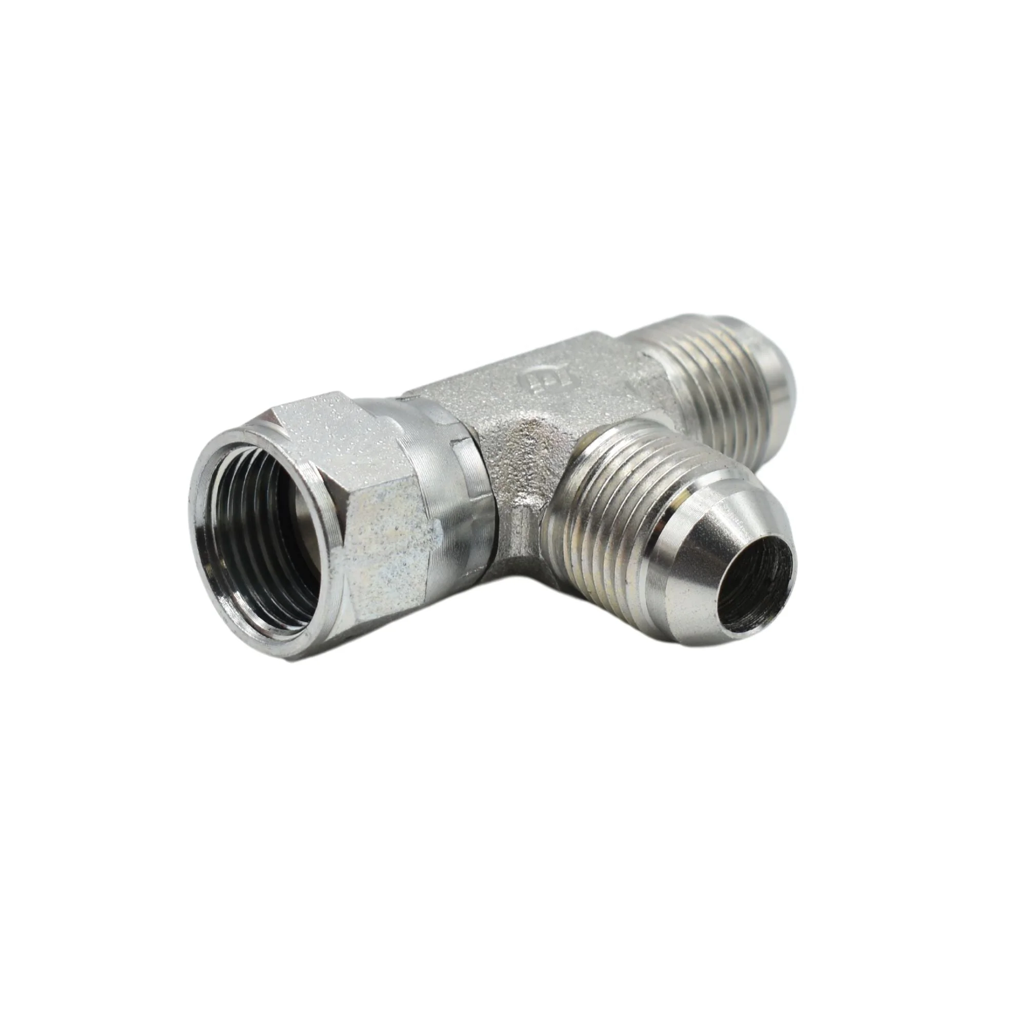 Hydraulics | 08MJ-08FJS-08MJ Tee Forg Adapter | 6602-08-08-08-FG - Image 2