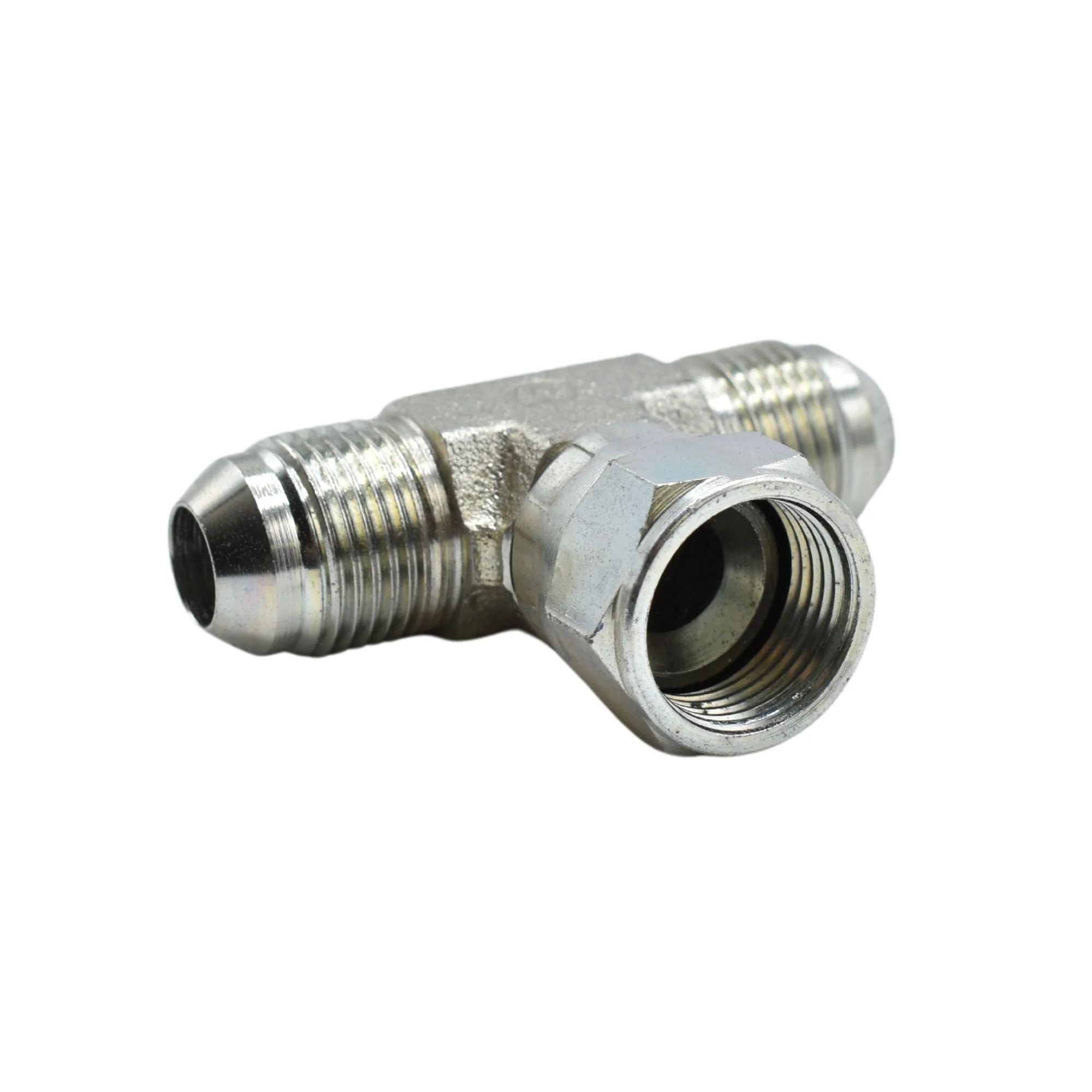 Hydraulics | 08MJ-08MJ-08FJS Tee Forg Adapter | 6600-08-08-08-FG