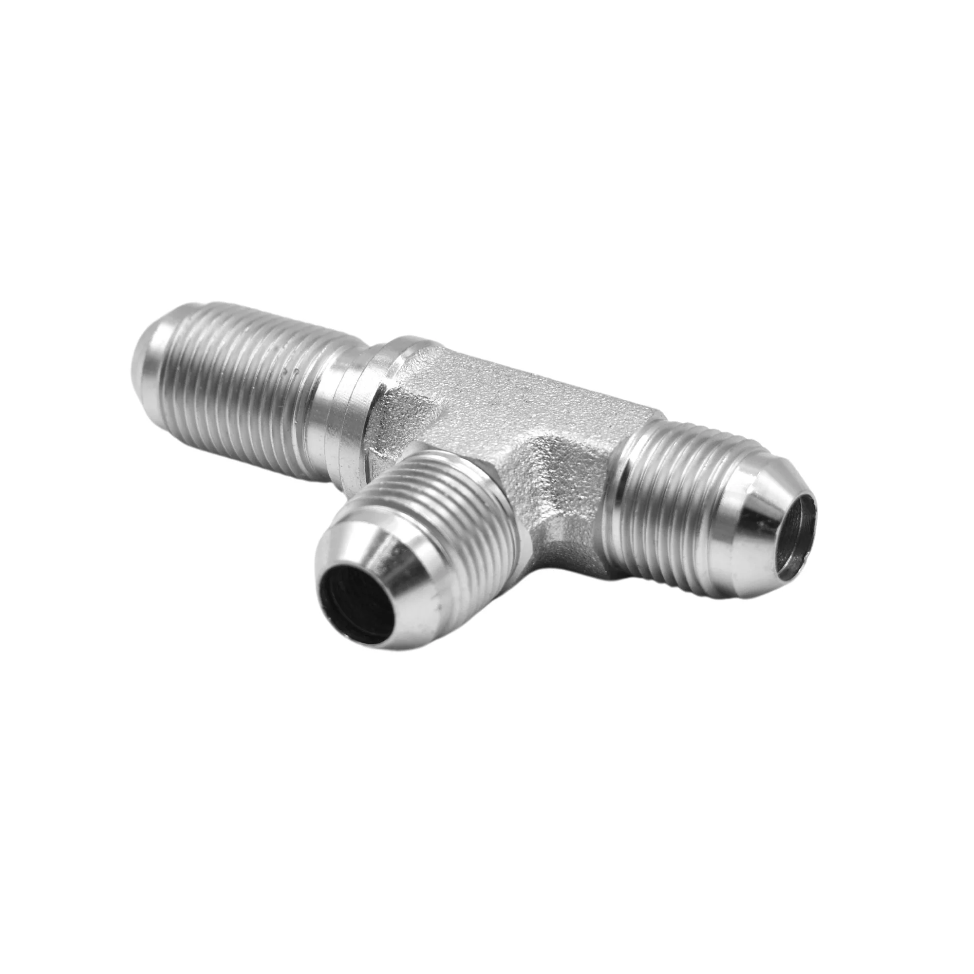 Hydraulics | 08MJ-08MJ-08MJ Blkhd Run Tee Adapter | 2704-08-08-08-FG - Image 2