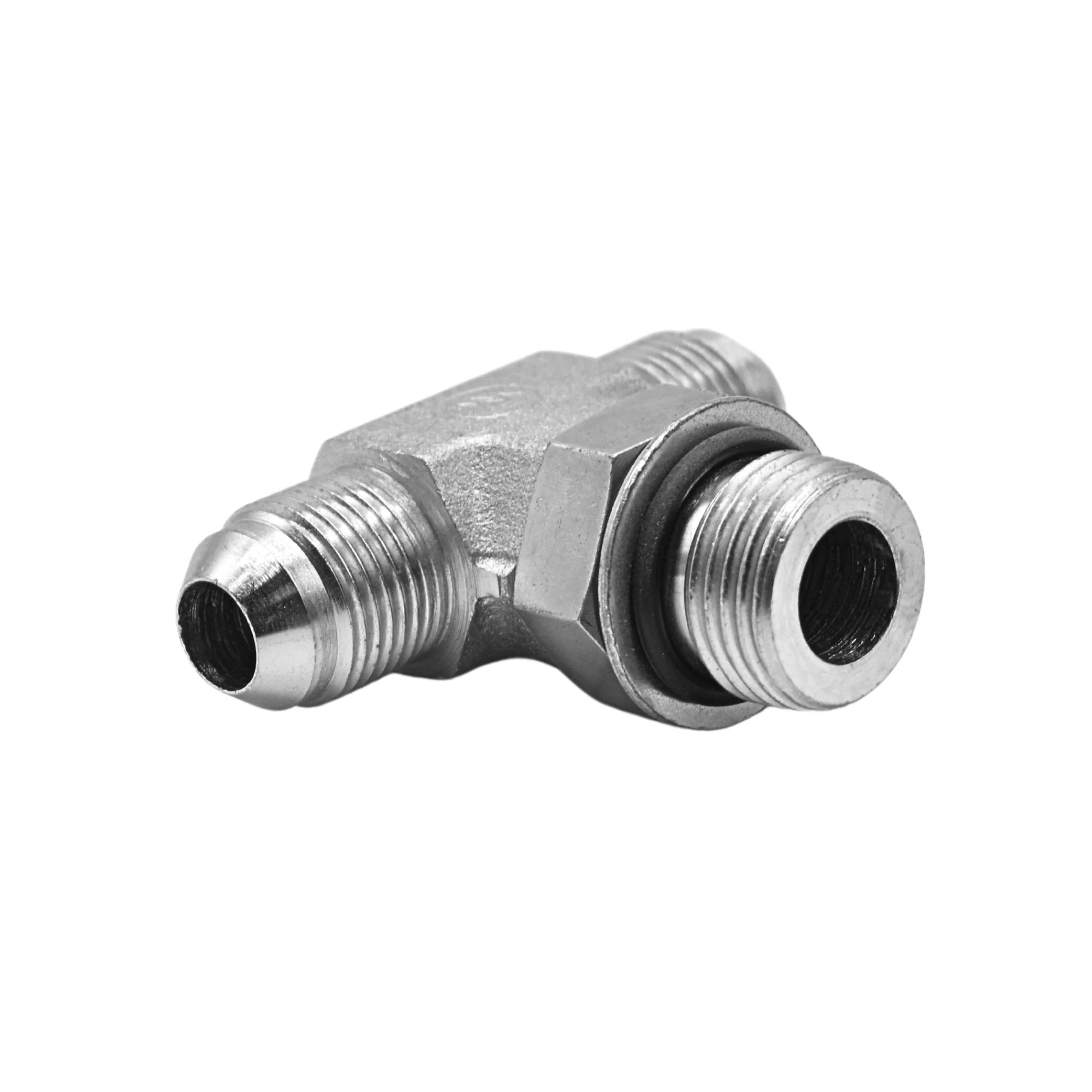 Hydraulics | 08MJ-08MJ-10MAORB Branch Tee Adapter | 6803-08-08-10-NWO-FG - Image 2
