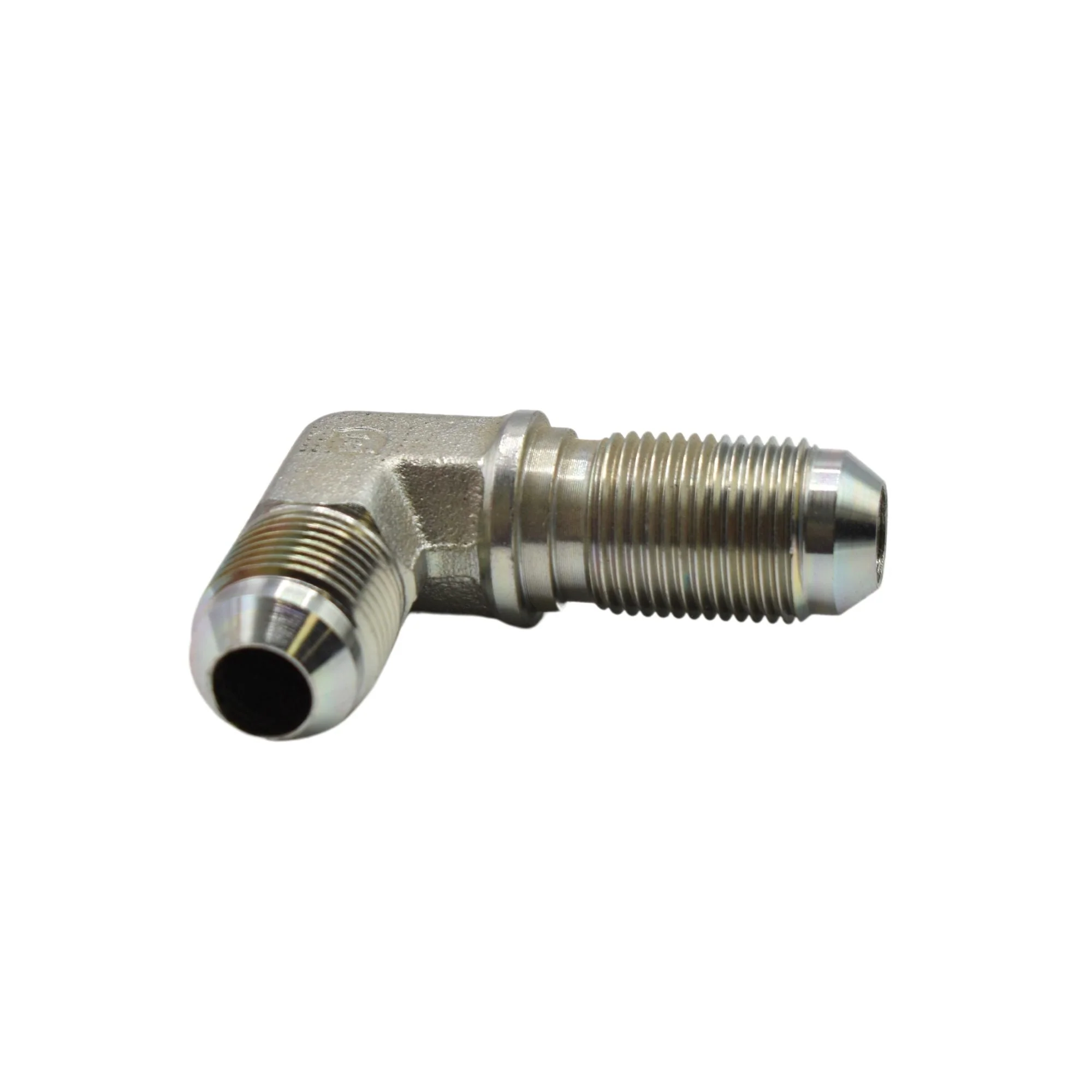 Hydraulics |08MJ-08MJ Bulkhead 90deg Elb Forg Adapter | 2701-08-08-FG