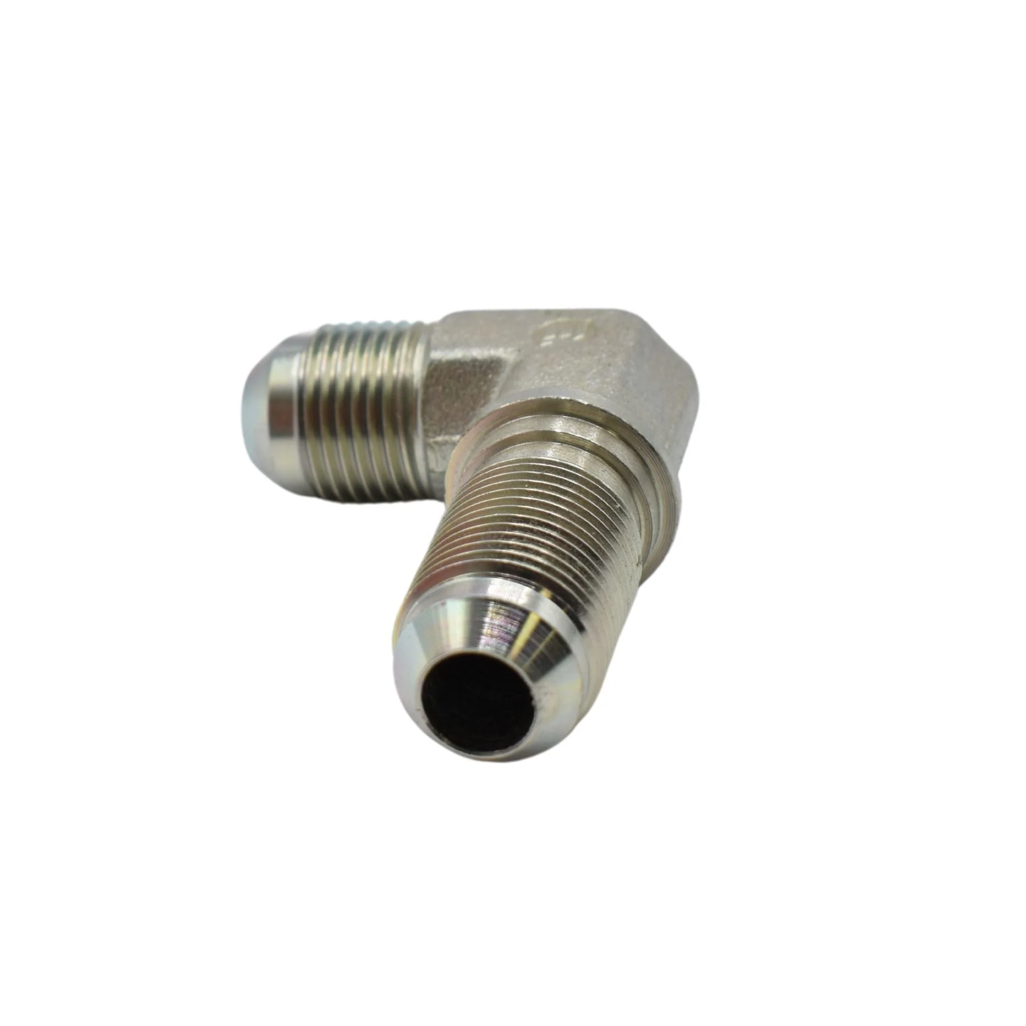 Hydraulics |08MJ-08MJ Bulkhead 90deg Elb Forg Adapter | 2701-08-08-FG - Image 2