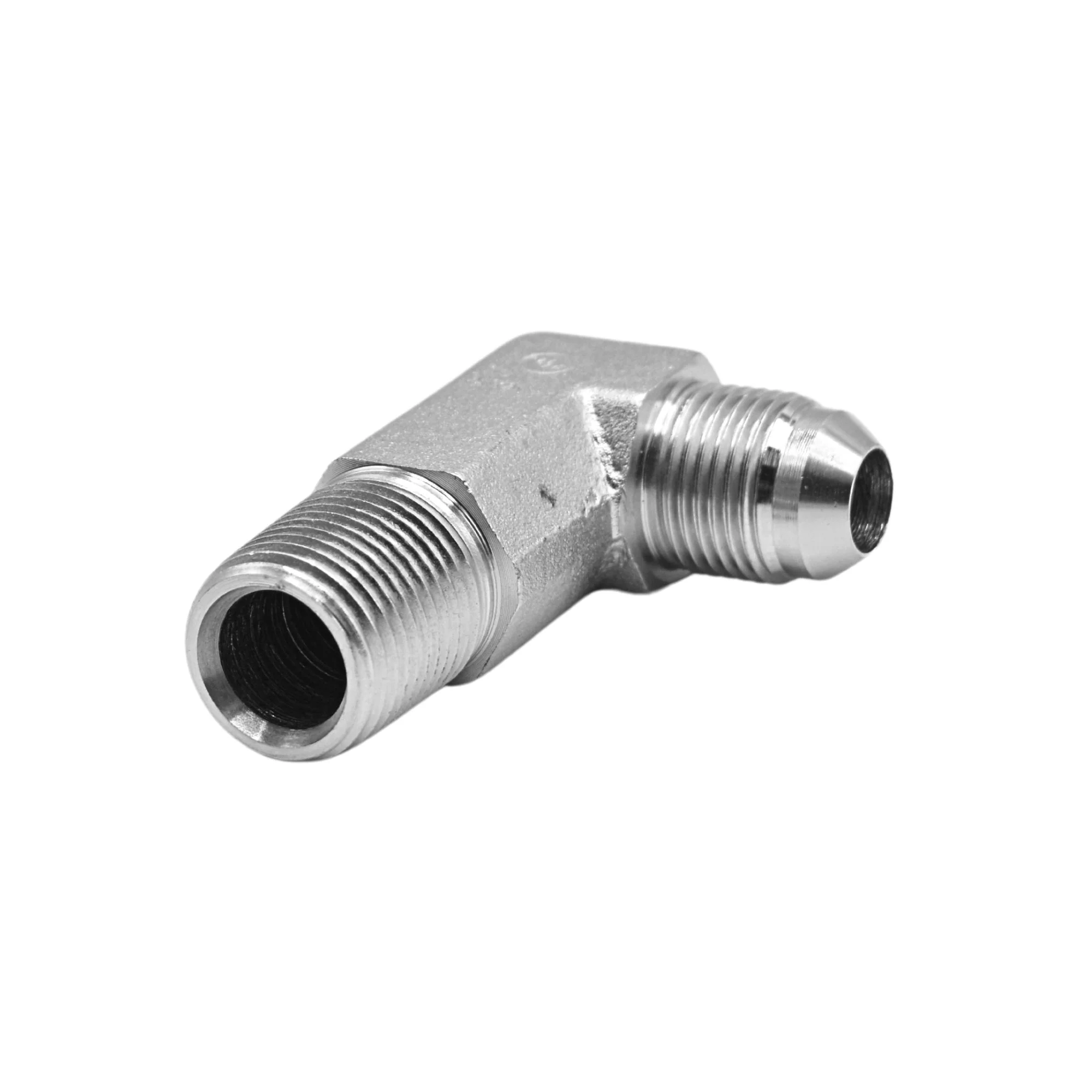 Hydraulics | 08MJ-08MP 90deg Elb Lg Forg Adapter | 2501-L-08-08-FG - Image 2