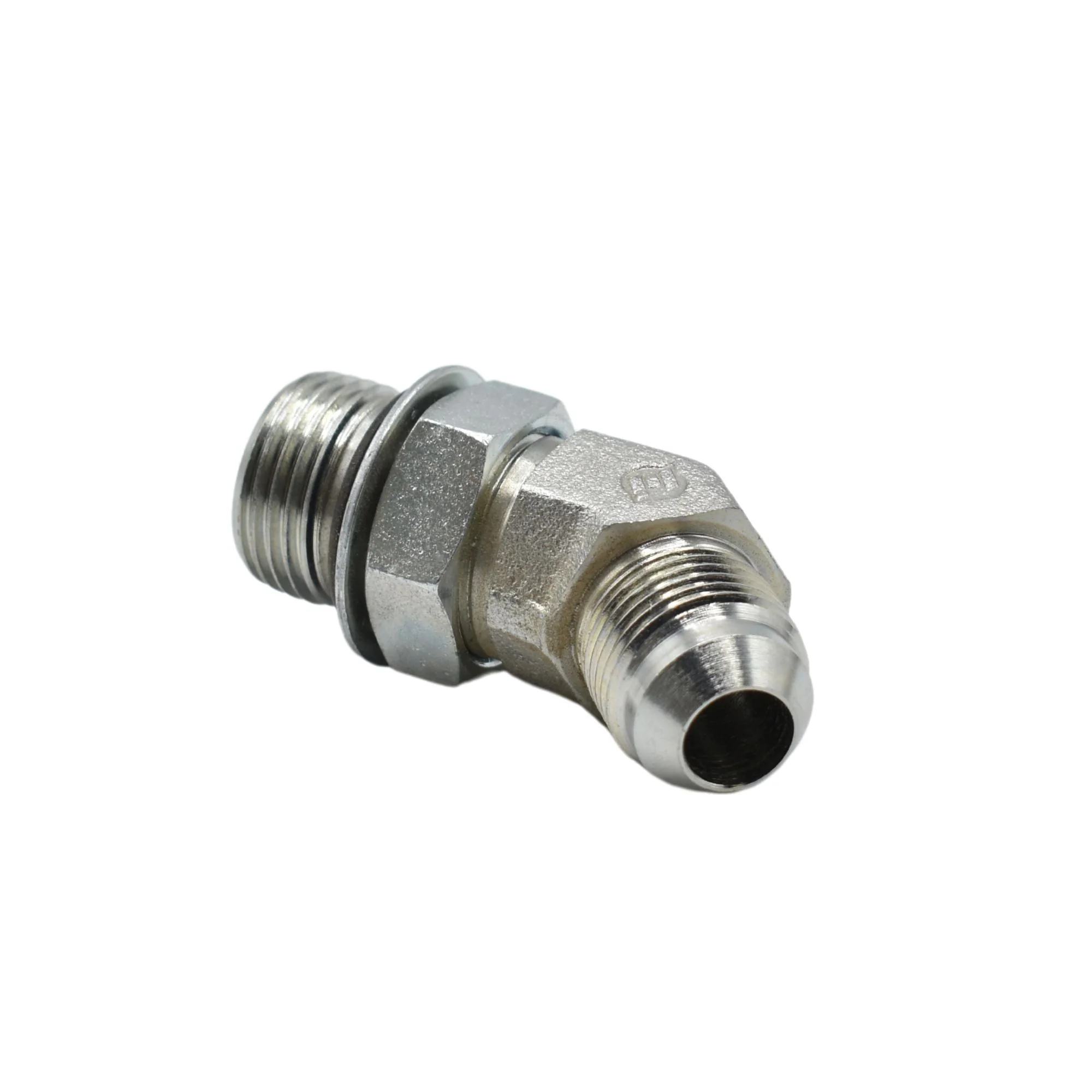 Hydraulics | 08MJ-10MAORB 45deg Elb Forg Adapter | 6802-08-10-NWO-FG