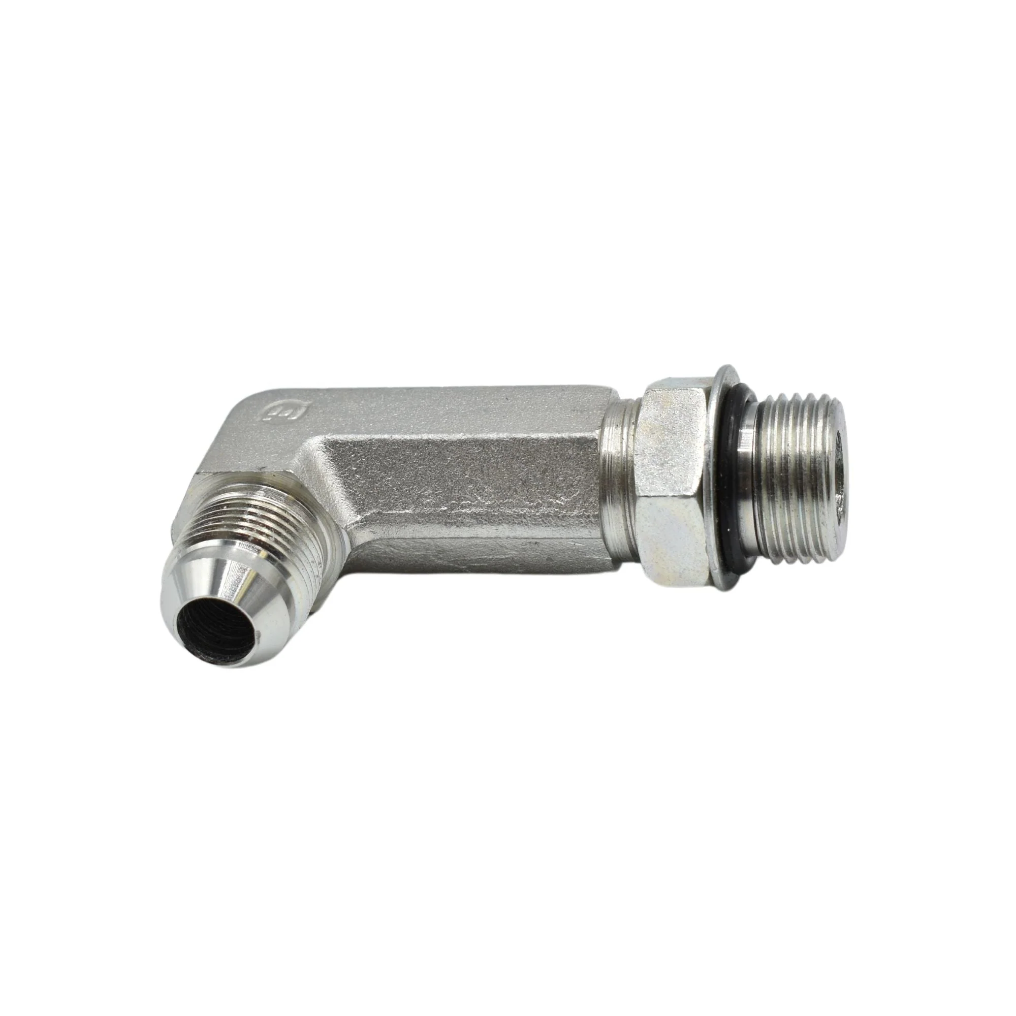 Hydraulics | 08MJ-10MAORB 90deg Elb X-Lg Forg Adapter | 6801-LL-08-10-NWO-FG