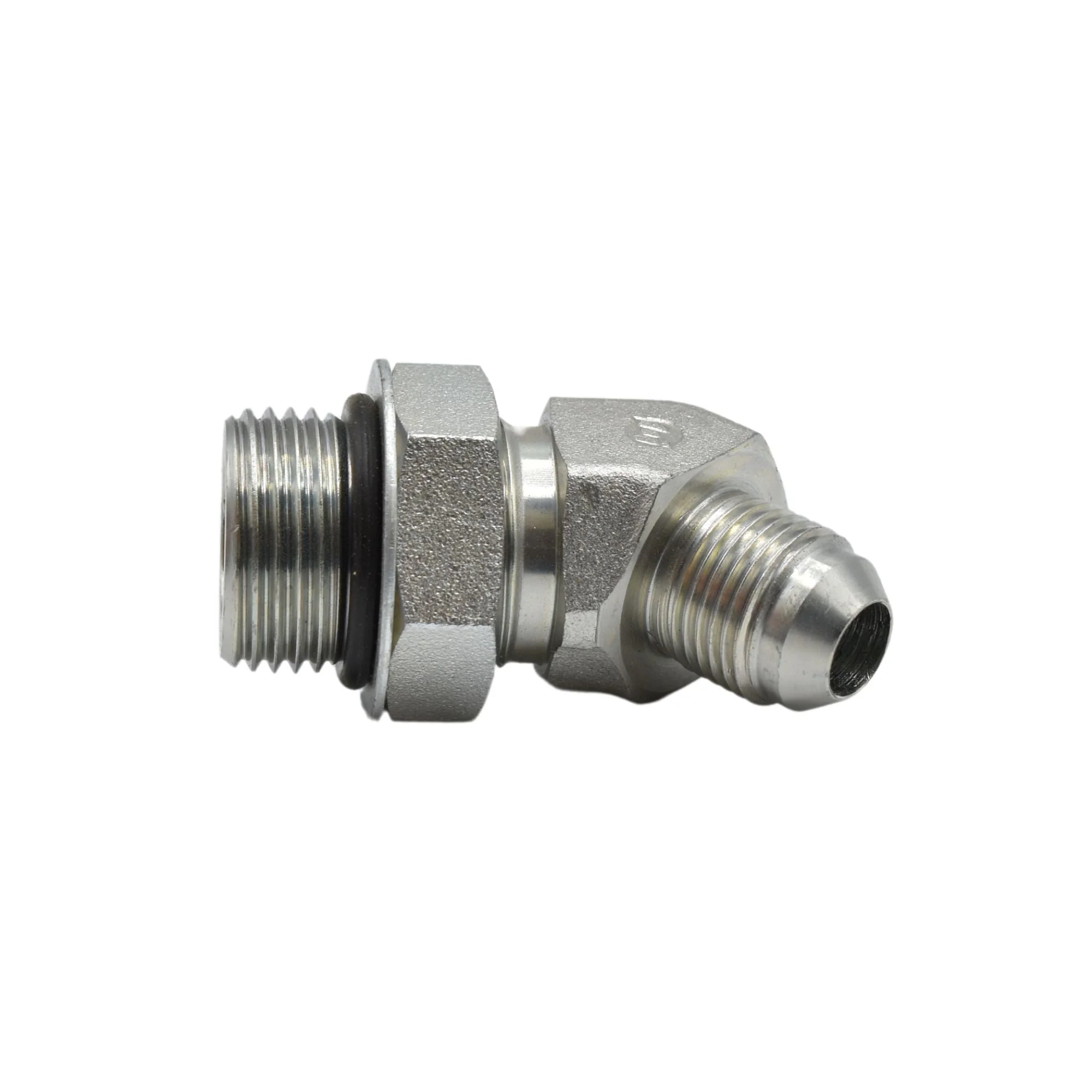 Hydraulics | 08MJ-12MAORB 45deg Elb Forg Adapter | 6802-08-12-NWO-FG - Image 2