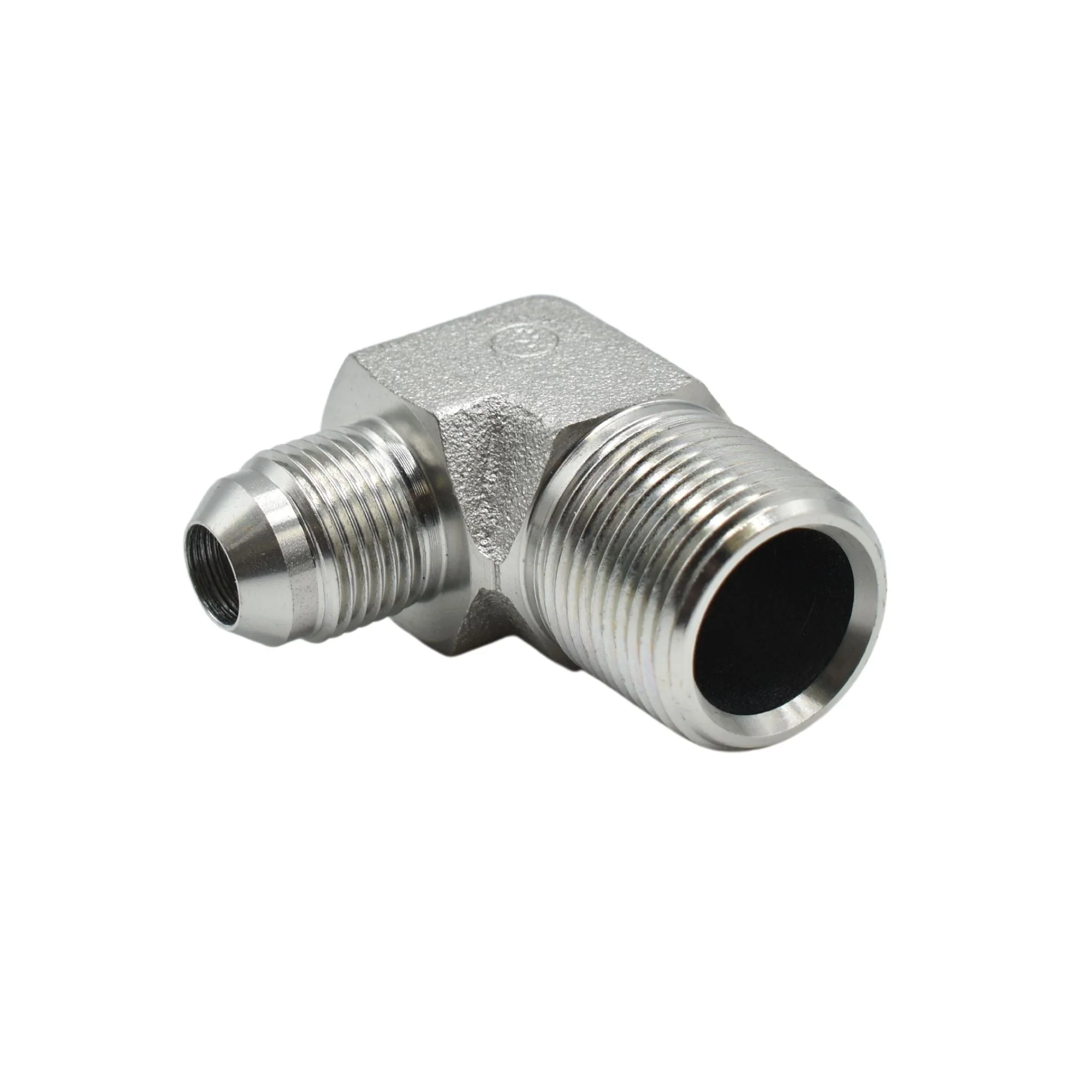 Hydraulics | 08MJ-12MP 90deg Elb Forg Adapter | 2501-08-12-FG