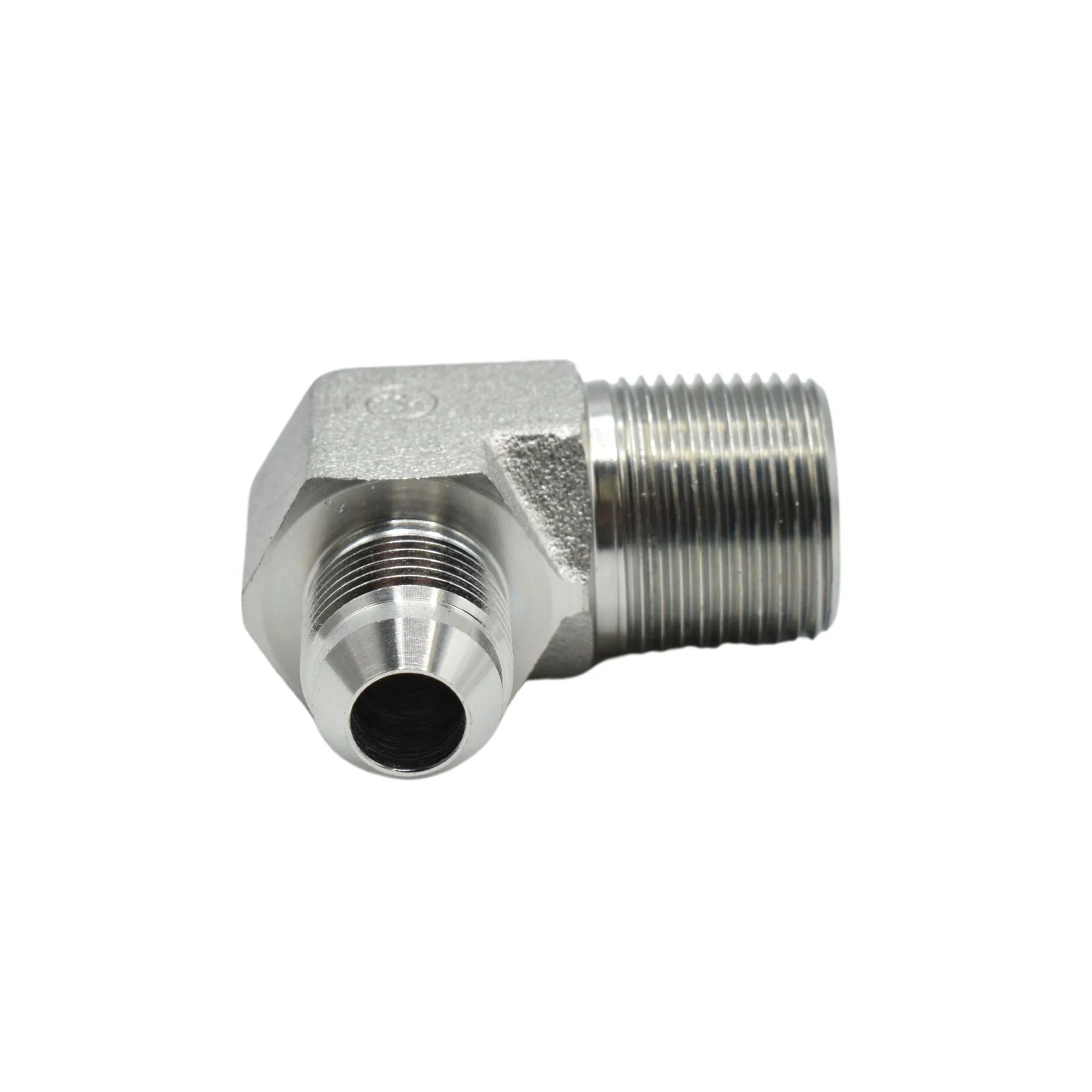 Hydraulics | 08MJ-12MP 90deg Elb Forg Adapter | 2501-08-12-FG - Image 2