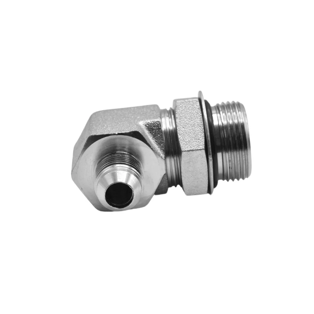 Hydraulics | 08MJ-16MAORB 90deg Elb Forg Adapter | 6801-08-16-NWO-FG