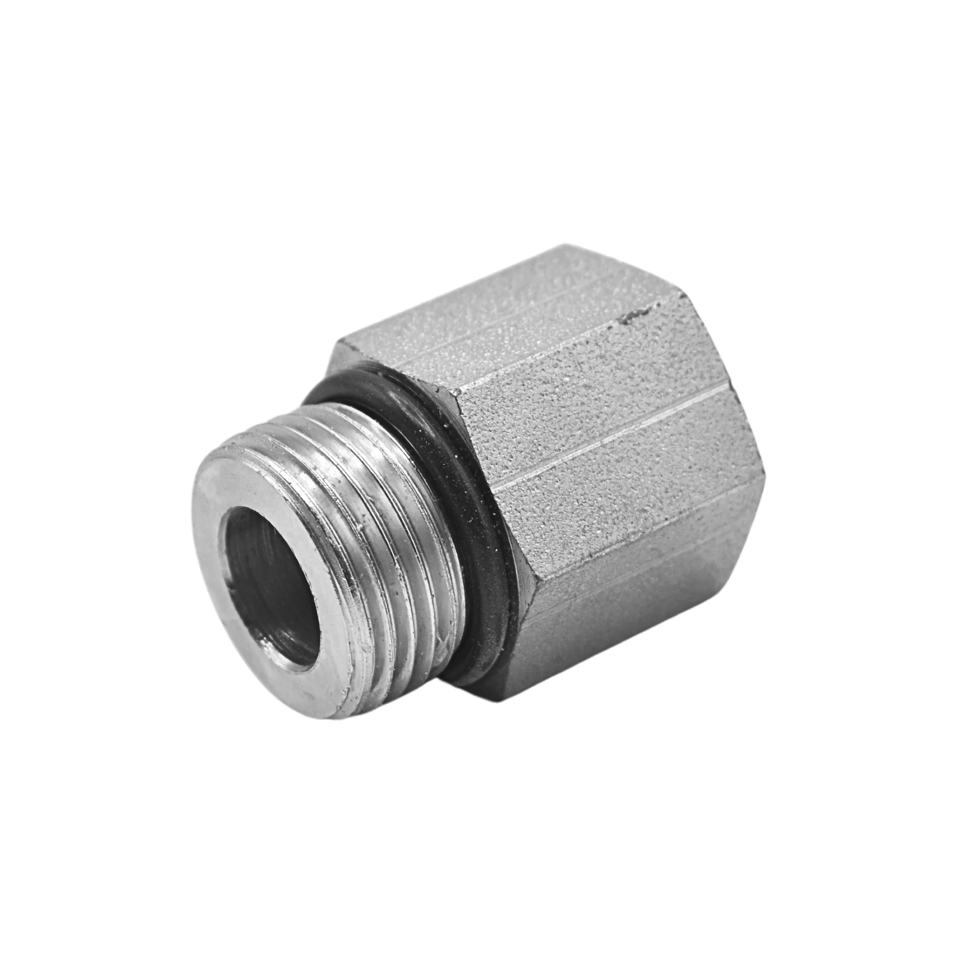 Hydraulics | 08MORB-06FORB Straight Red Adapter | 6410-08-06-O