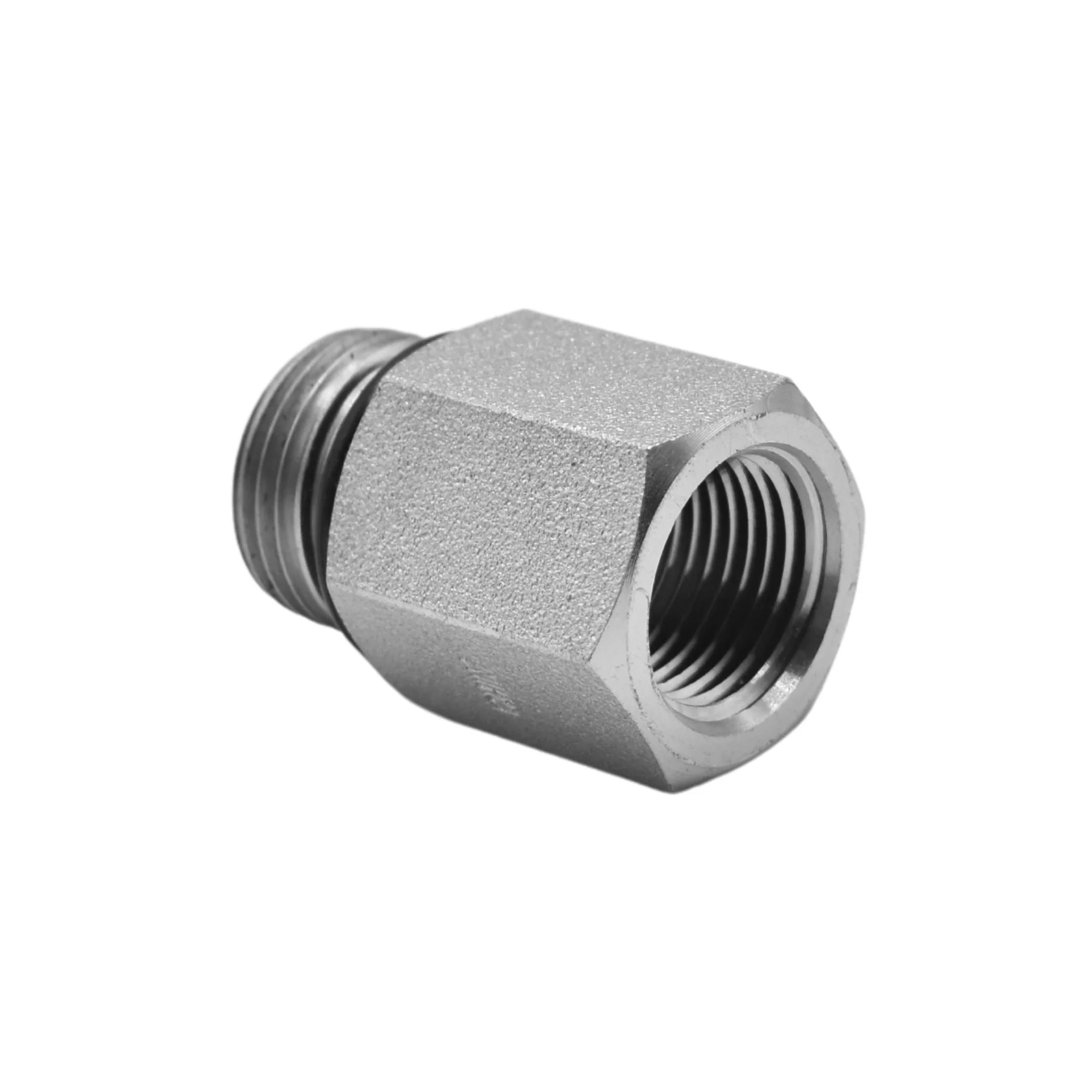 Hydraulics | 08MORB-06FP Straight Adapter | 6405-08-06-O