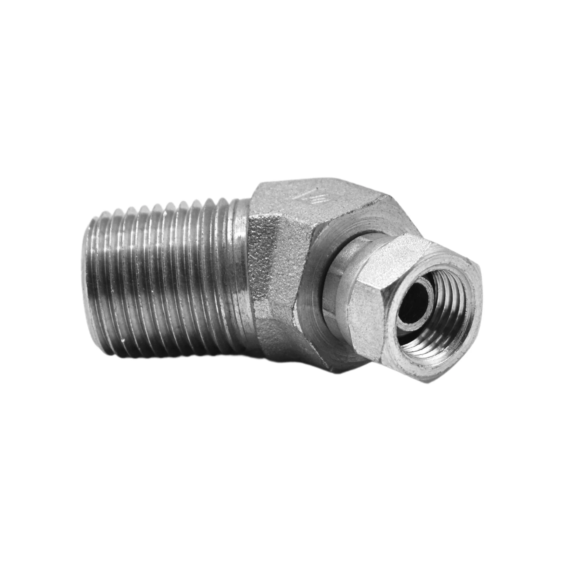 Hydraulics | 08MP-04FPS 45deg Forged Adapter | 1503-08-04-FG - Image 2