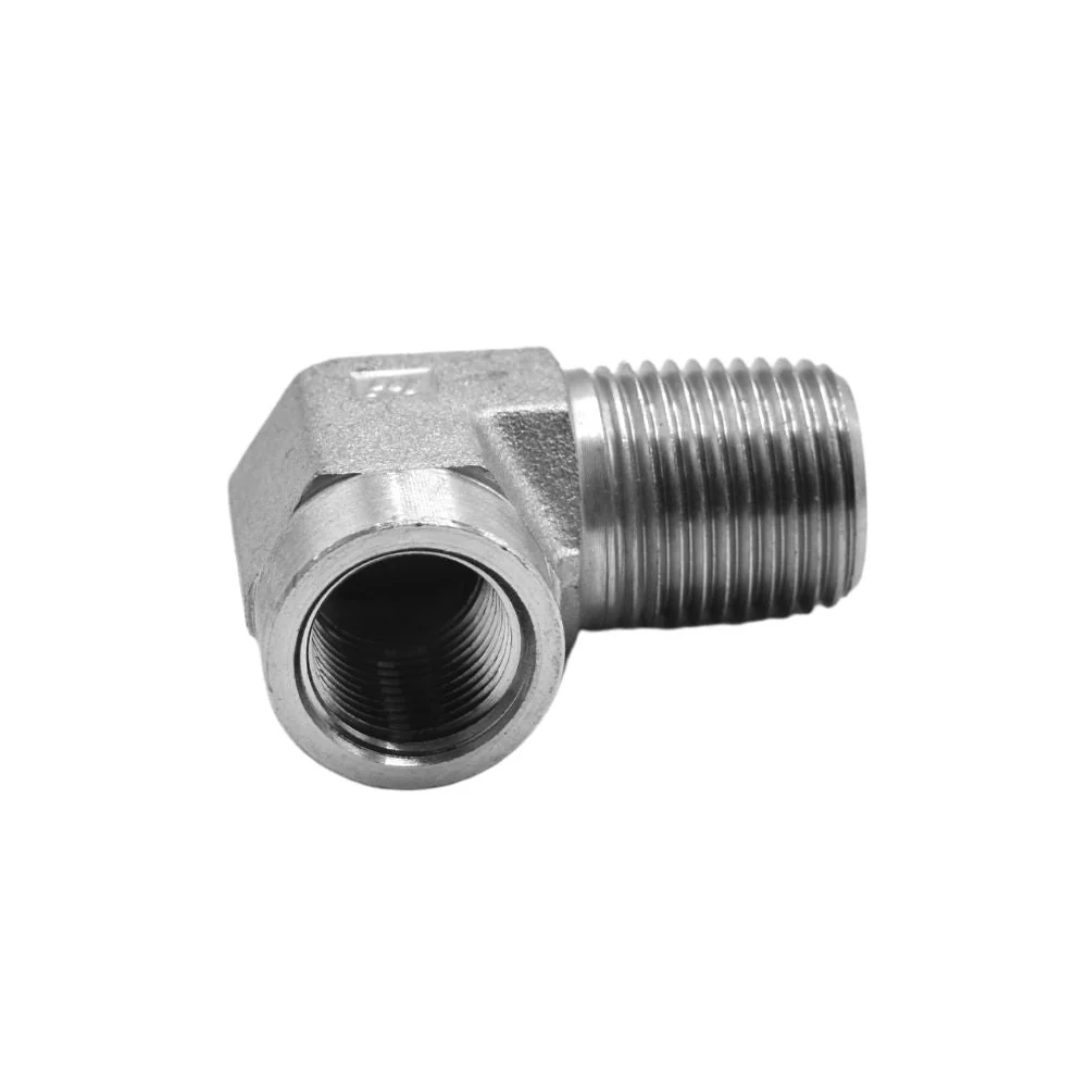 Hydraulics | 08MP-06FP 90deg Street Elb Forg Adapter | 5502-08-06-FG - Image 2