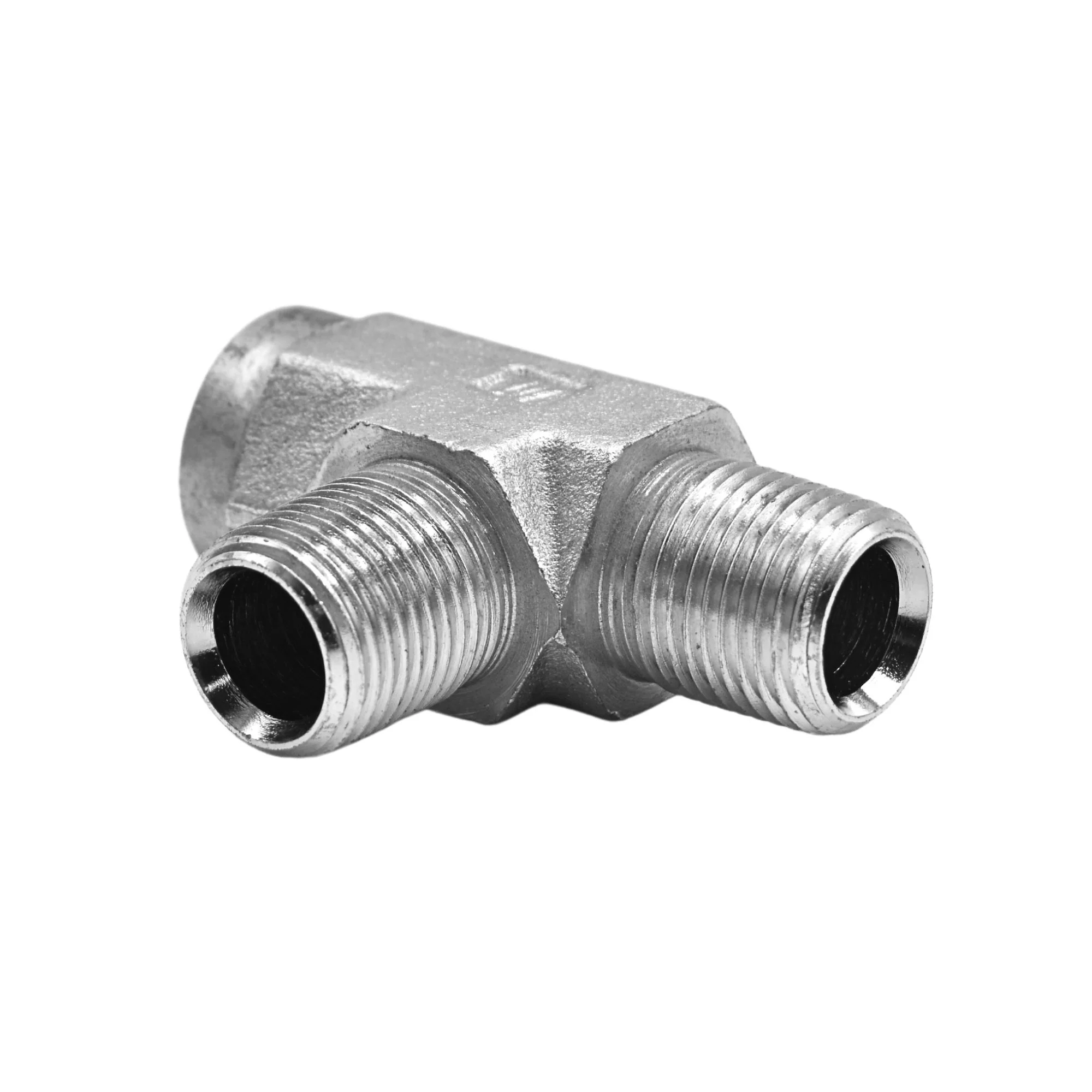 Hydraulics | 08MP-08FP-08MP Tee Forg Adapter | 5603-08-08-08-FG