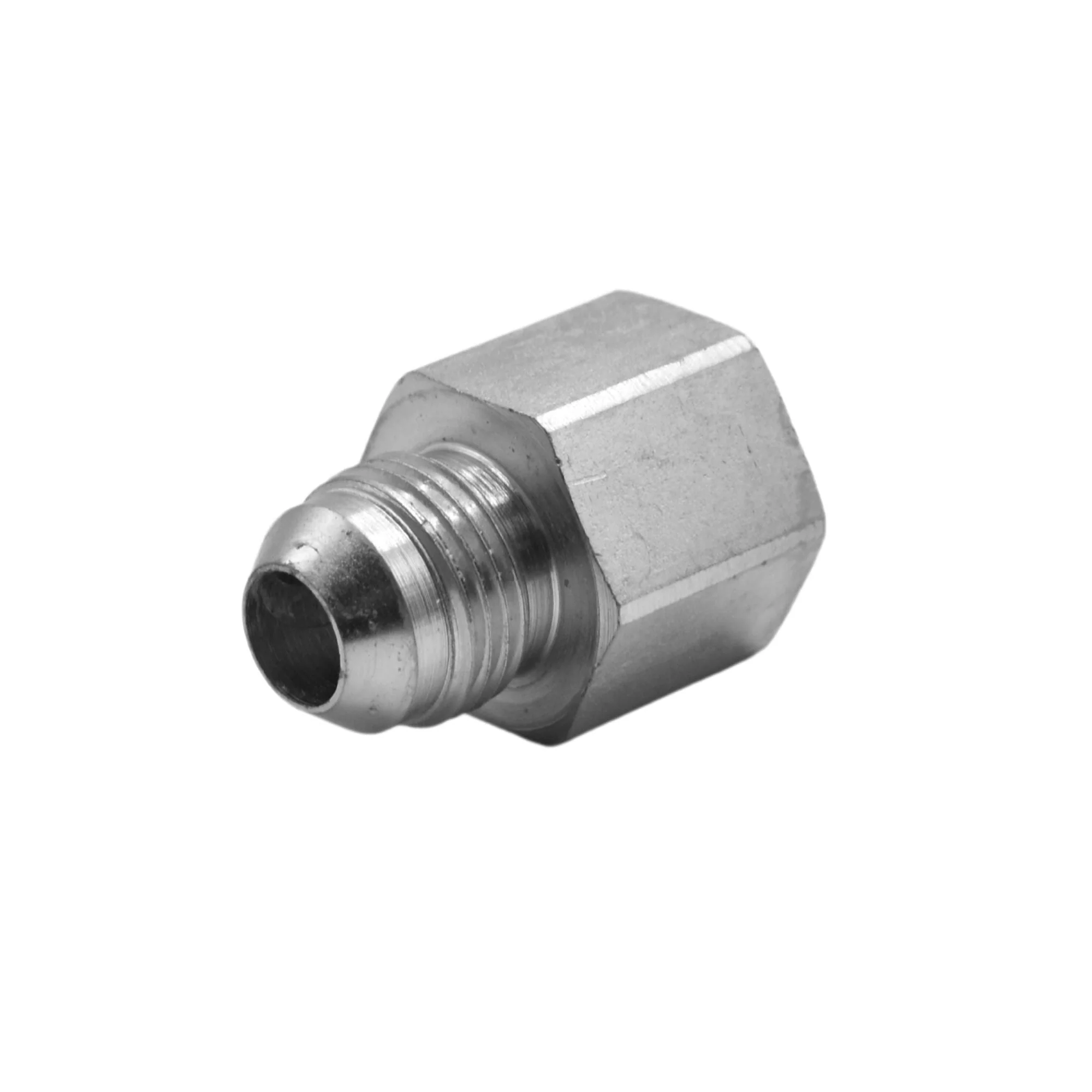 Hydraulics | 10FJ-08MJ Straight Red Adapter | 2406-10-08