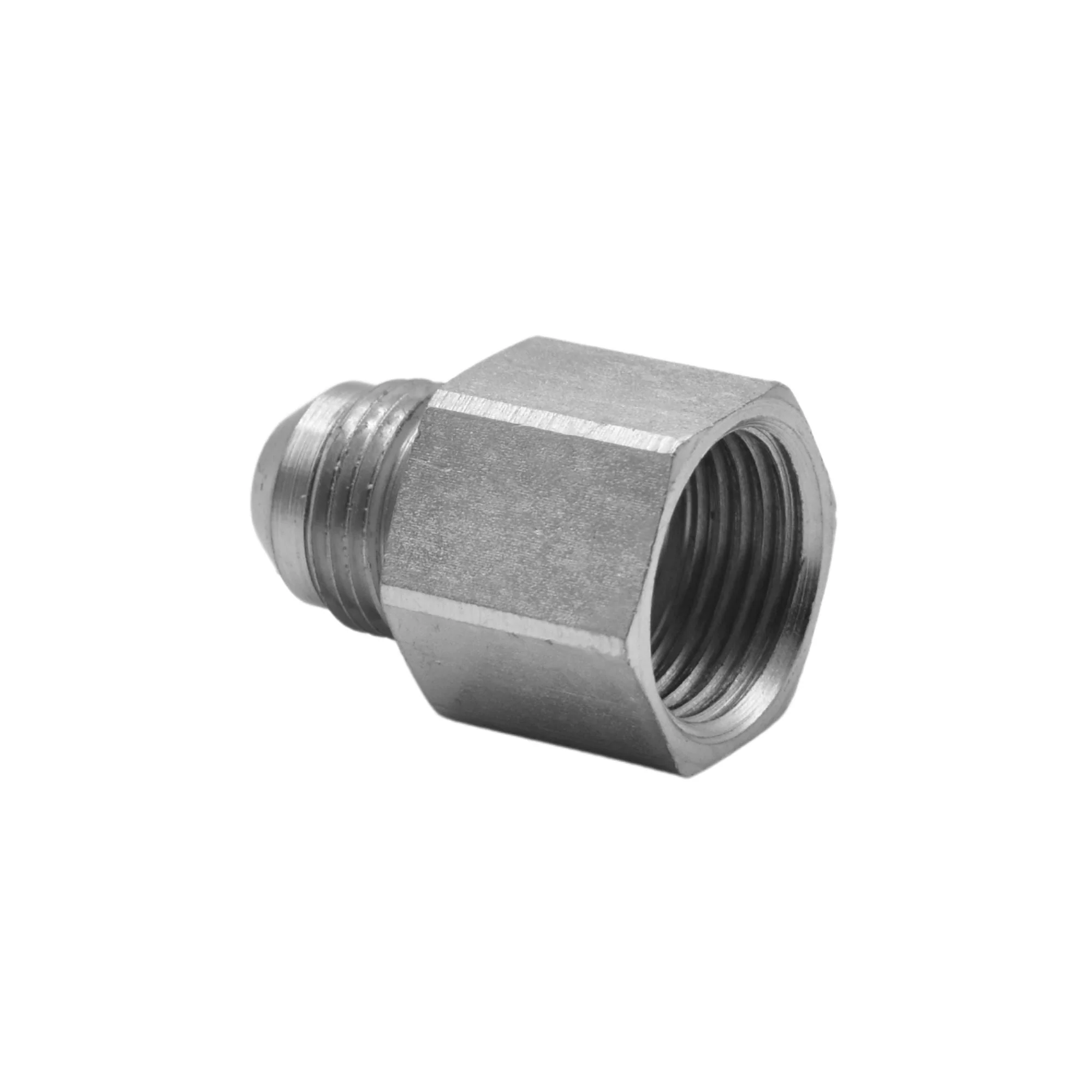 Hydraulics | 10FJ-08MJ Straight Red Adapter | 2406-10-08 - Image 2