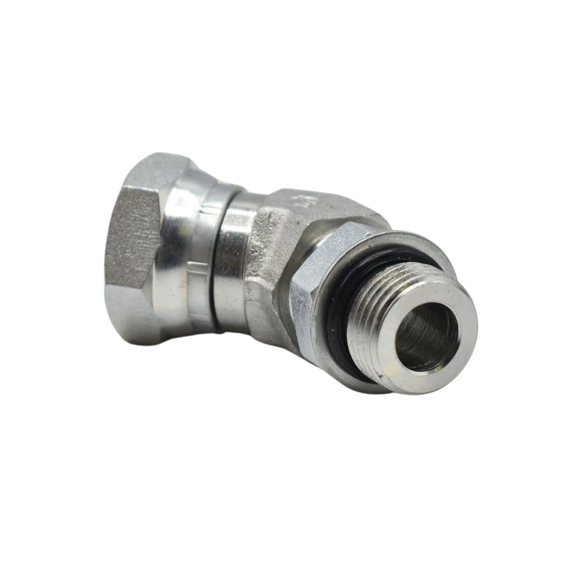 Hydraulics | 10MAORB-12FPS 45deg Elb Forg Adapter | 6902-10-12-NWO-FG