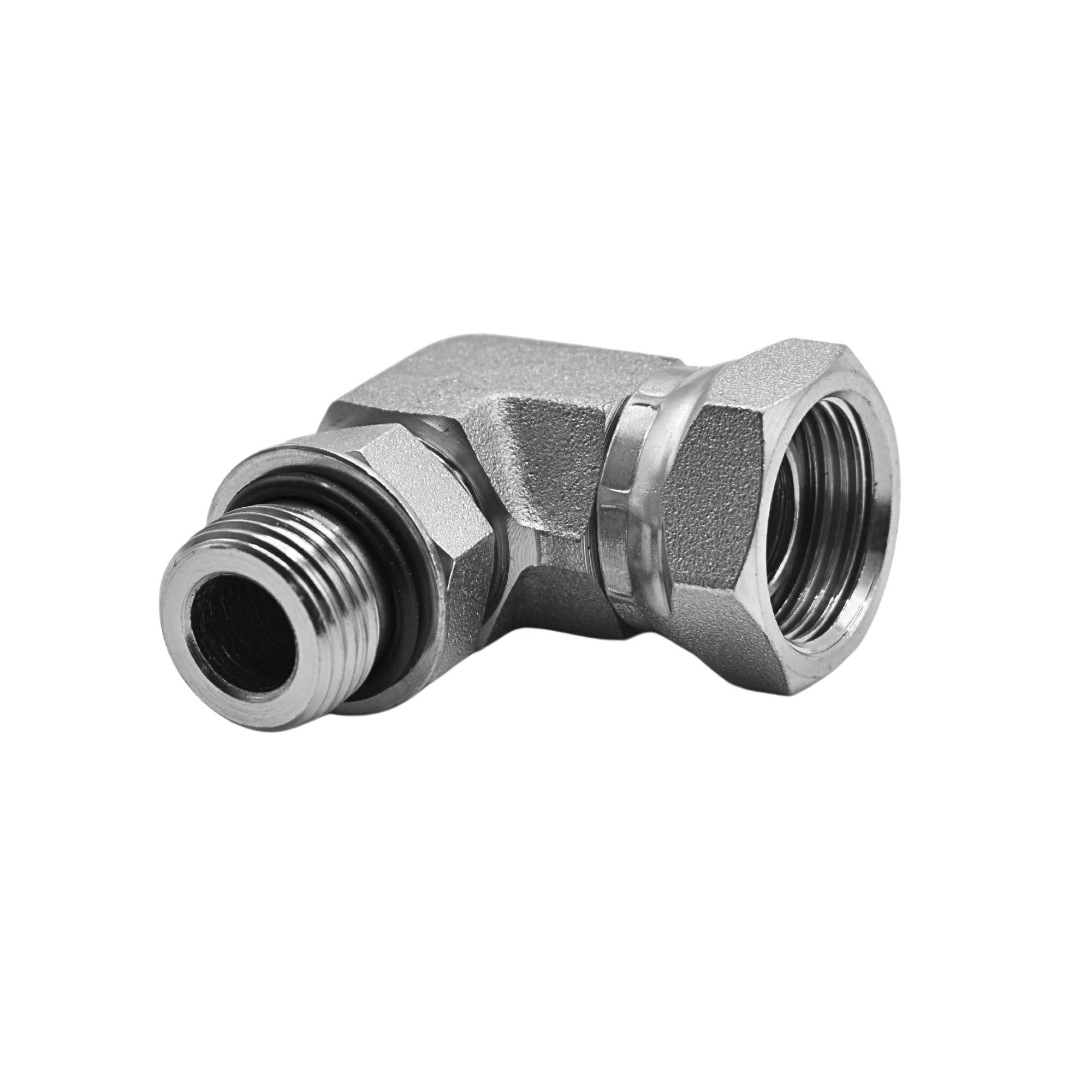 Hydraulics | 10MAORB-12FPS 90deg Elb Forg Adapter | 6901-10-12-NWO-FG