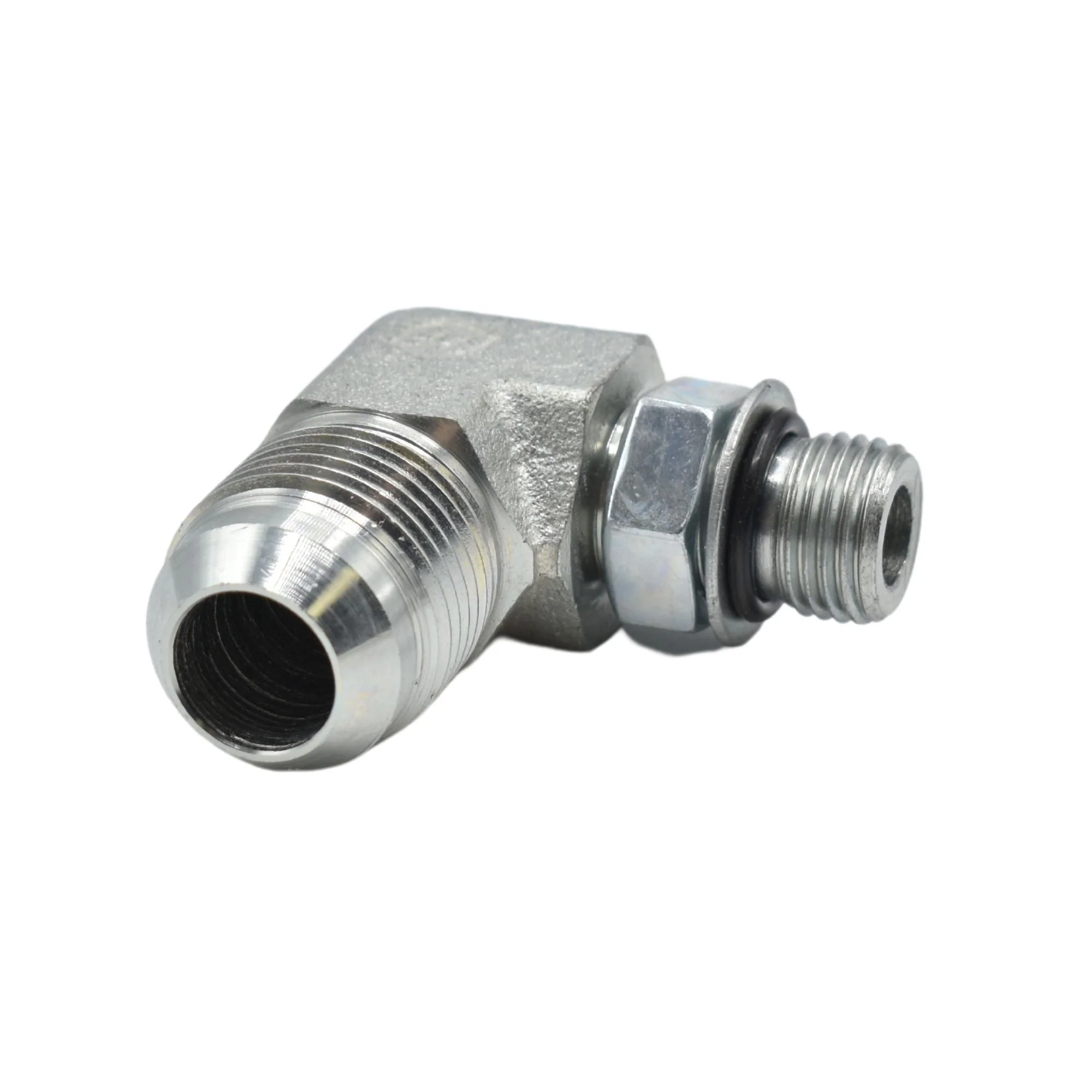 Hydraulics | 10MJ-06MAORB 90deg Elb Forg Adapter | 6801-10-06-NWO-FG