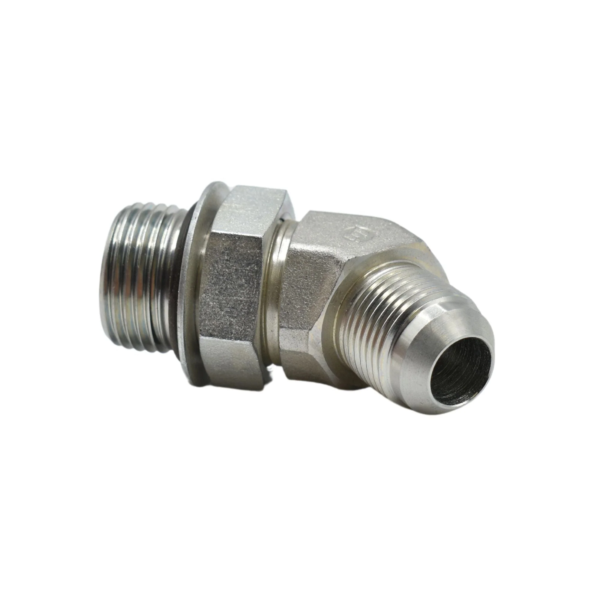 Hydraulics | 10MJ-12MAORB 45deg Elb Forg Adapter | 6802-10-12-NWO-FG
