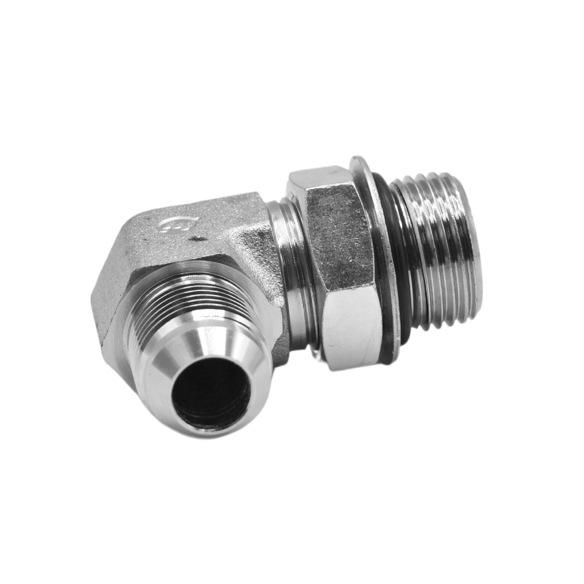 Hydraulics | 10MJ-12MAORB 90deg Elb Forg Adapter | 6801-10-12-NWO-FG