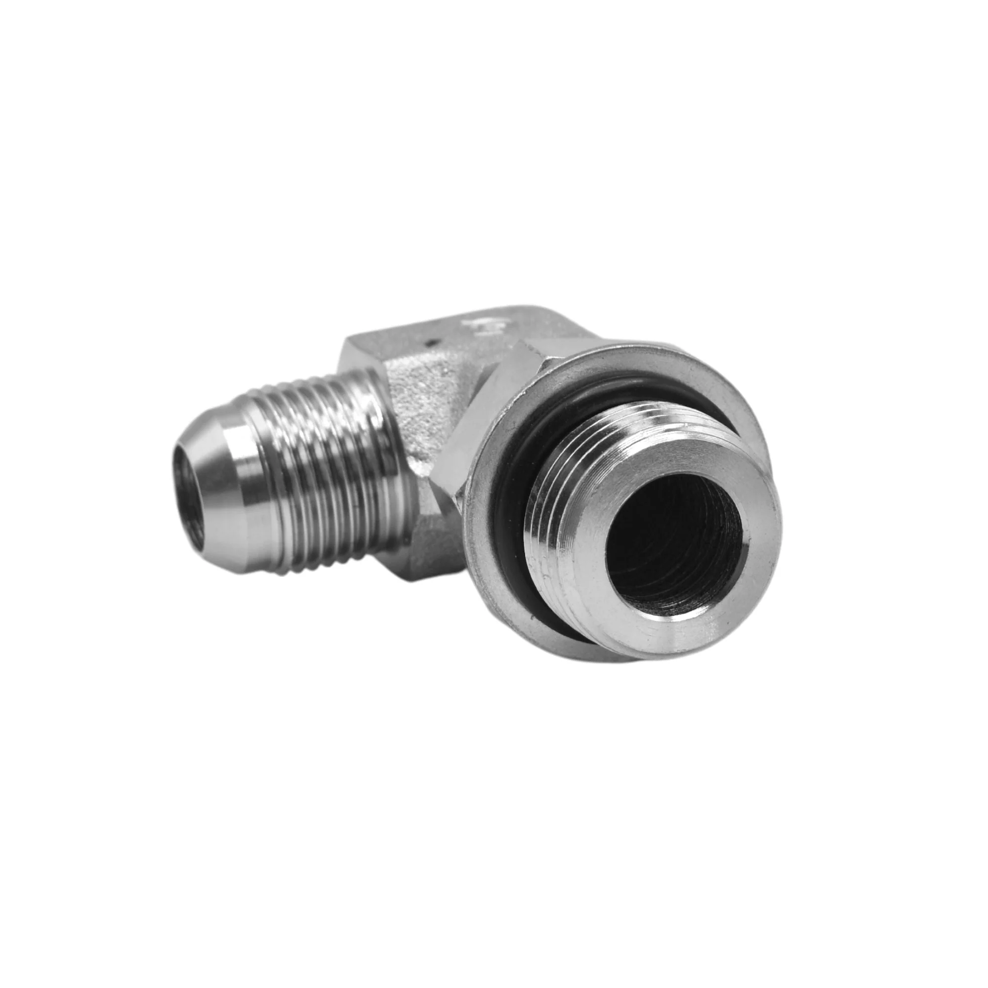 Hydraulics | 10MJ-12MAORB 90deg Elb Forg Adapter | 6801-10-12-NWO-FG - Image 2