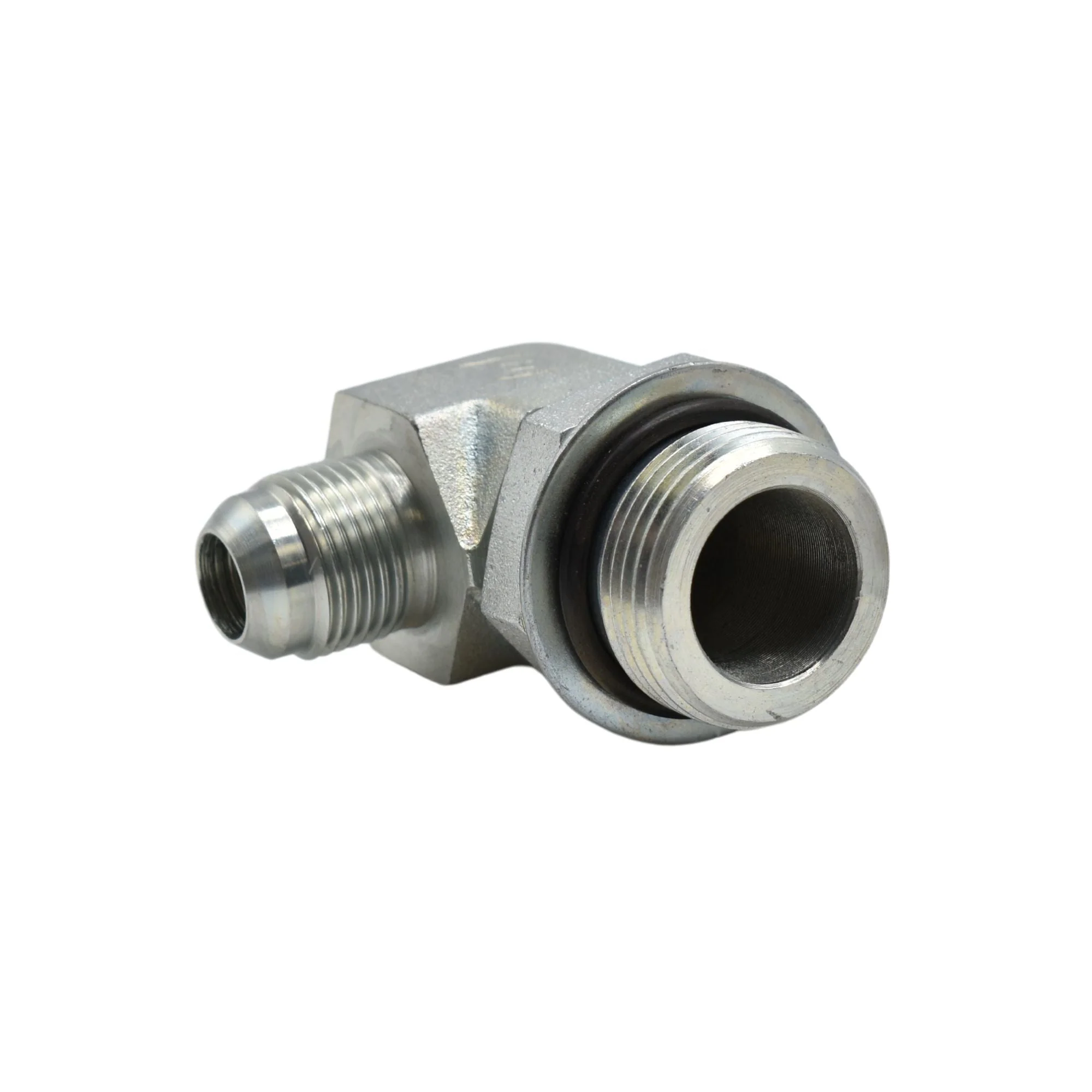 Hydraulics | 10MJ-16MAORB 90deg Elb Forg Adapter | 6801-10-16-NWO-FG - Image 2