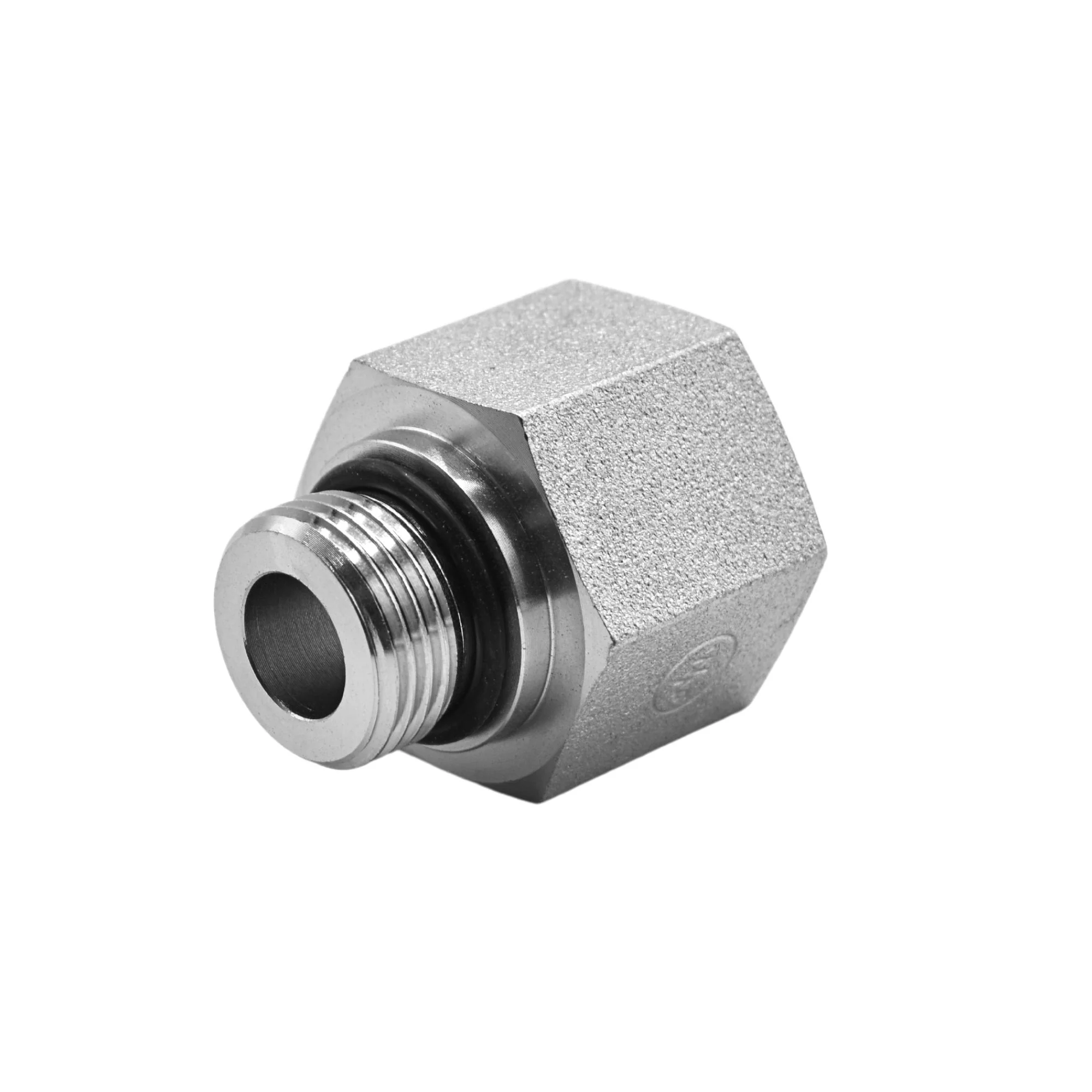 Hydraulics | 10MORB-12FORB Straight Red Adapter | 6410-10-12-O - Image 2