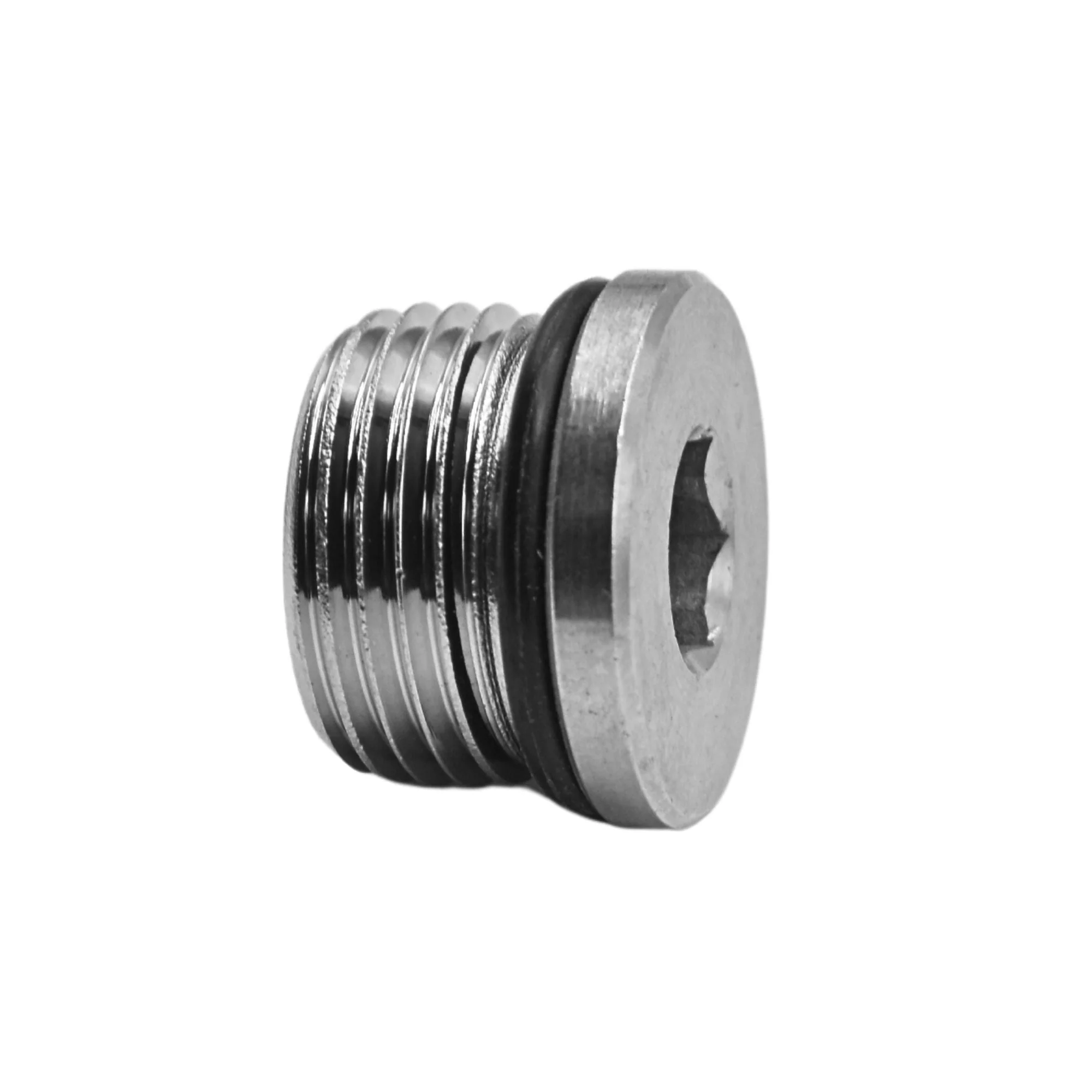 Hydraulics | 10MORB Hollow Hex Plug Stainless Adapter | 6408-H10-O-SS