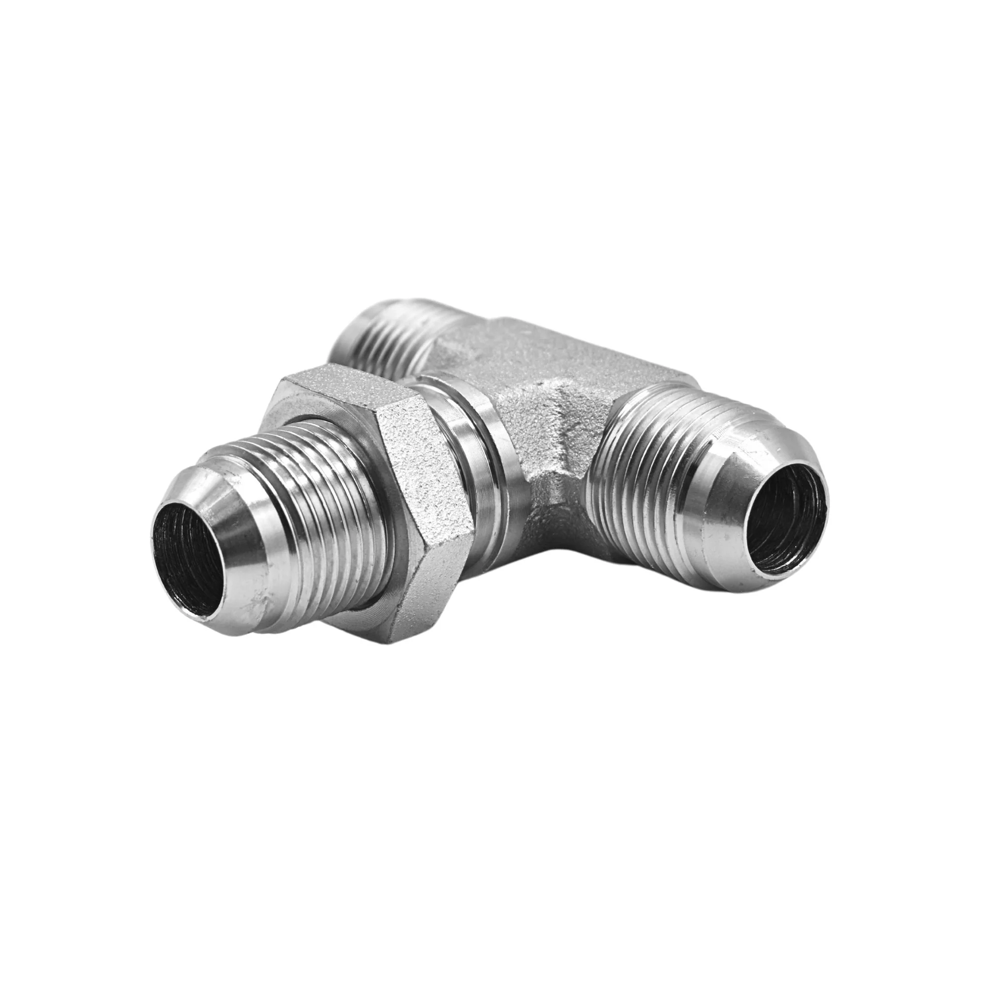 Hydraulics | -12 Bulkhead Branch Tee w/ Nut | 2703-LN-12-12-12-FG - Image 2