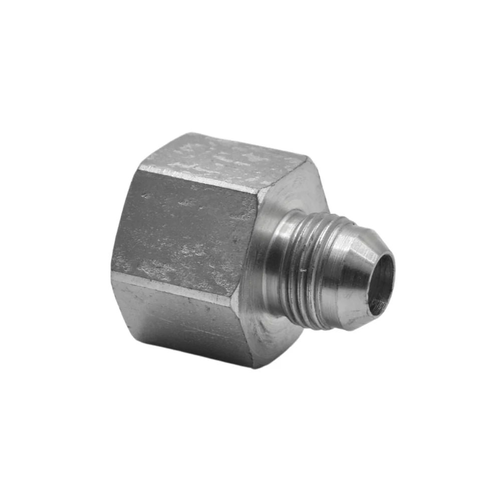 Hydraulics | 12FJ-08MJ Straight Red Adapter | 2406-12-08
