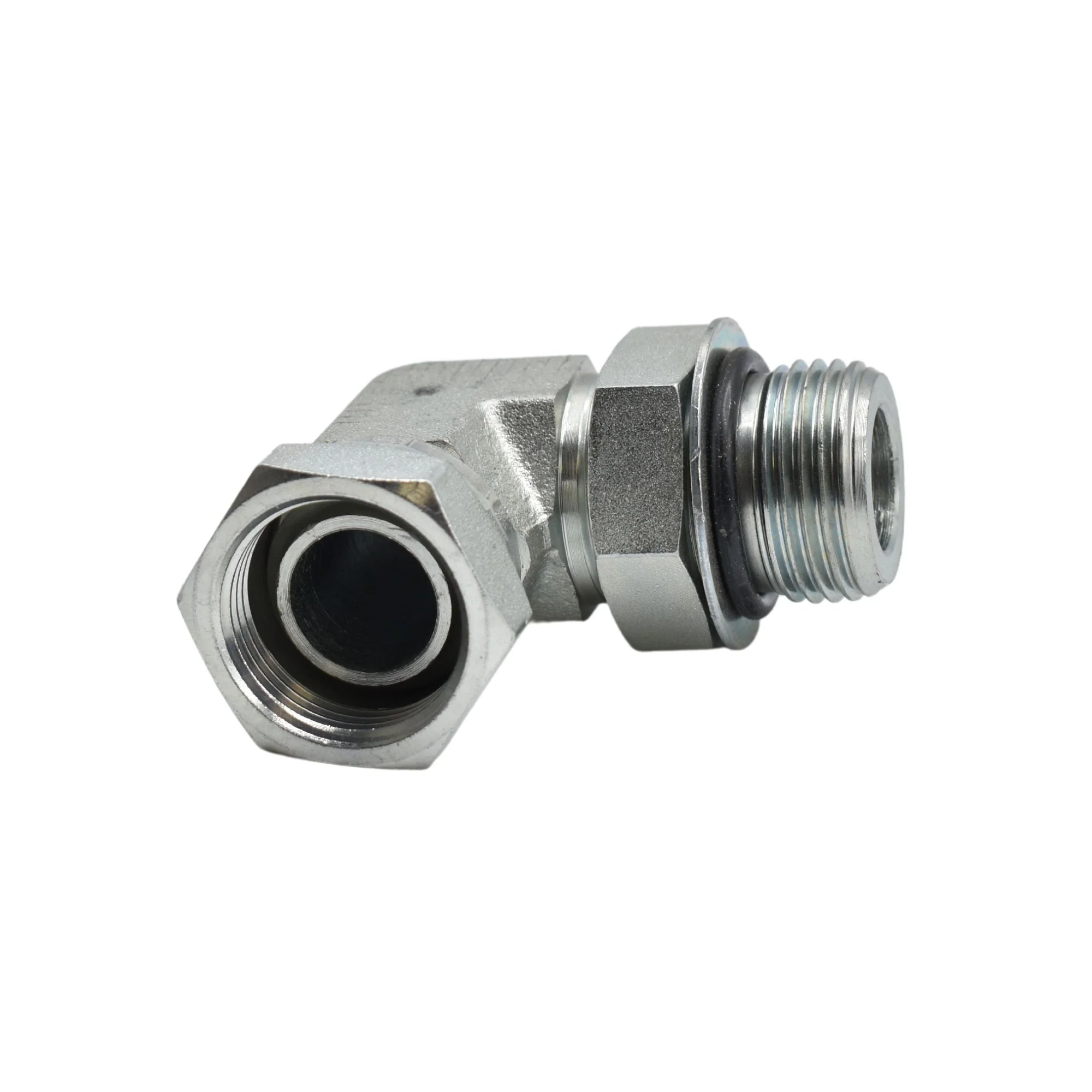 Hydraulics | 12MAORB-12FPS 90deg Elb Forg Adapter | 6901-12-12-NWO-FG